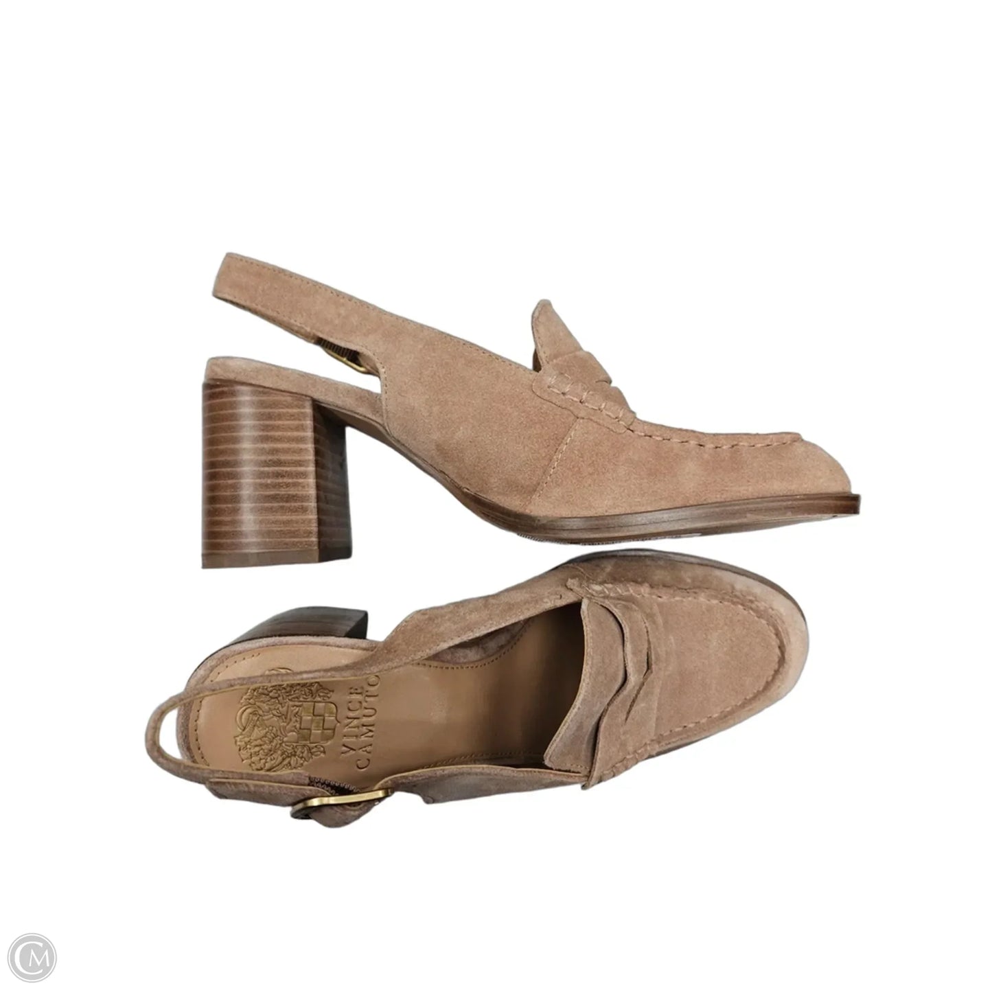 Shoes Heels Block By Vince Camuto In Brown, Size: 8