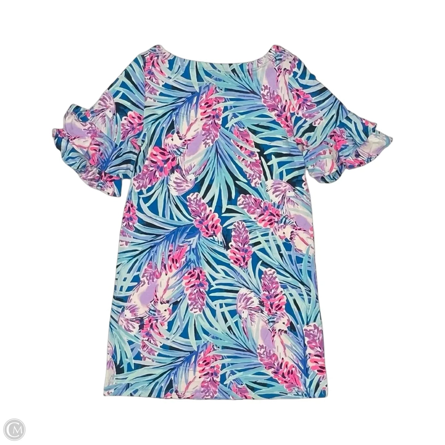Dress Designer By Lilly Pulitzer In Blue & Pink, Size: M