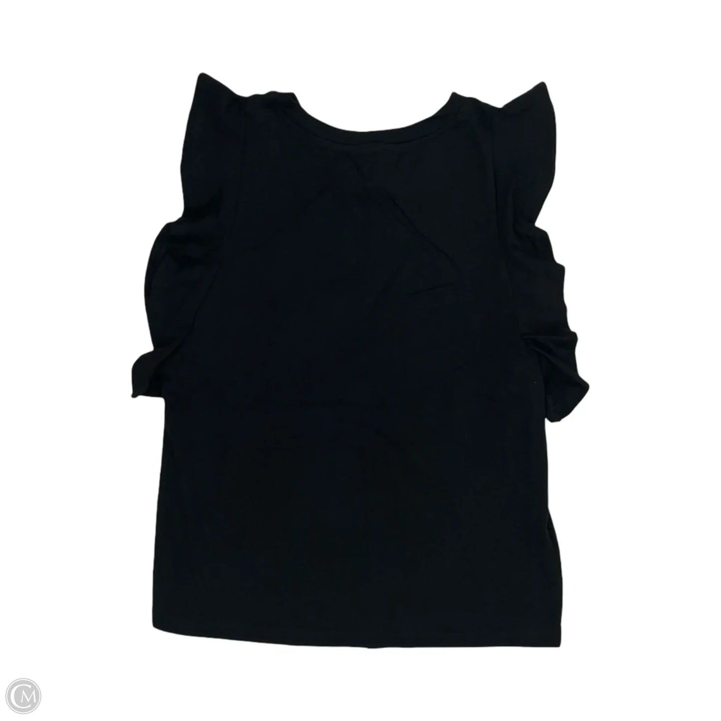 Top Short Sleeve By Loft In Black, Size: M