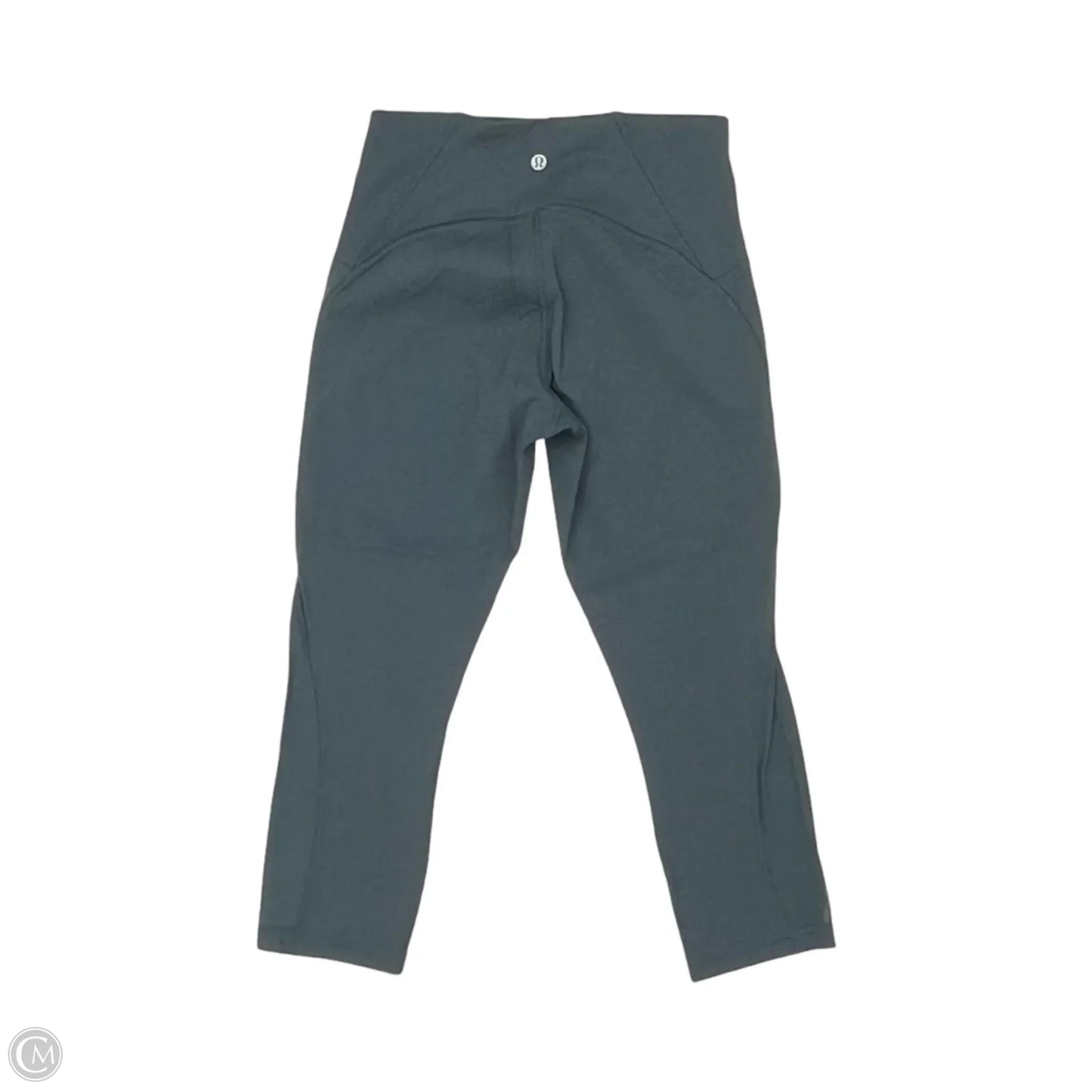 Athletic Leggings Capris By Lululemon In Grey, Size: M