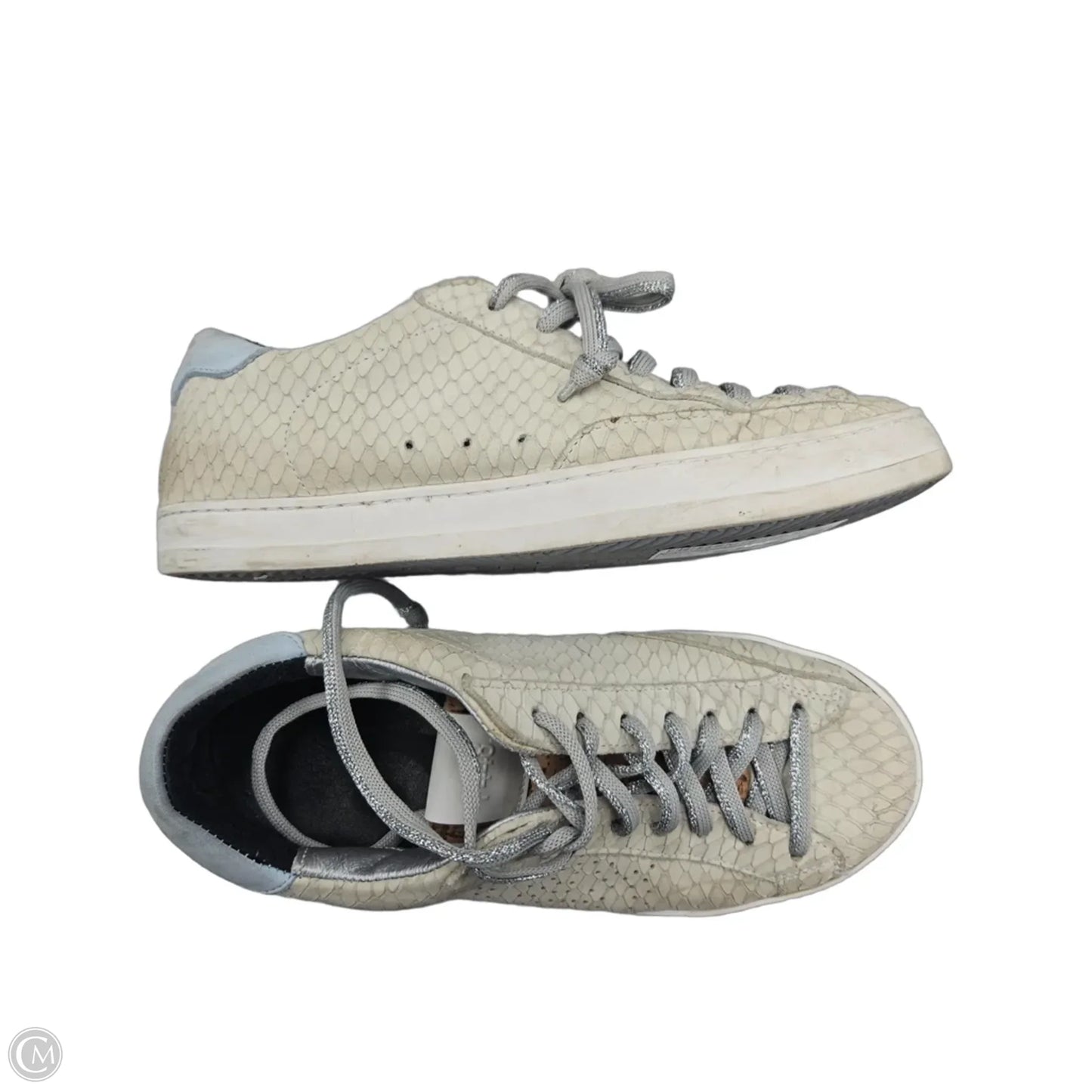 Shoes Sneakers By P448 In Grey & Tan, Size: 6.5