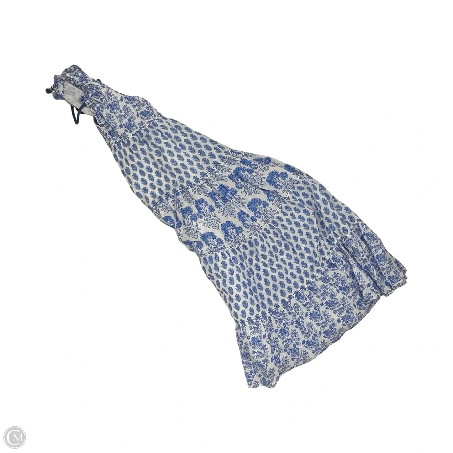 Dress Party Midi By Calypso St Barth In Blue & White, Size: S