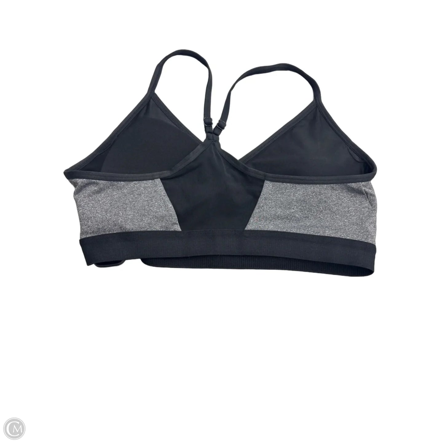 Athletic Bra By Athletic Works In Black & Grey, Size: Xl