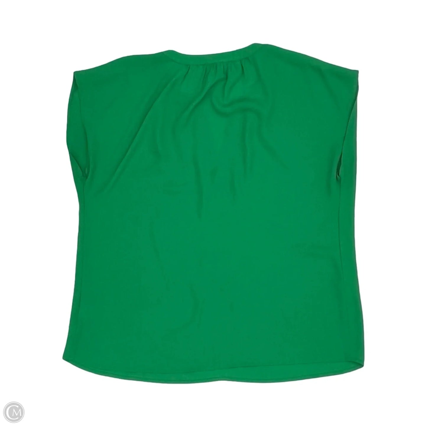 Blouse Short Sleeve By Roz And Ali In Green, Size: Xl