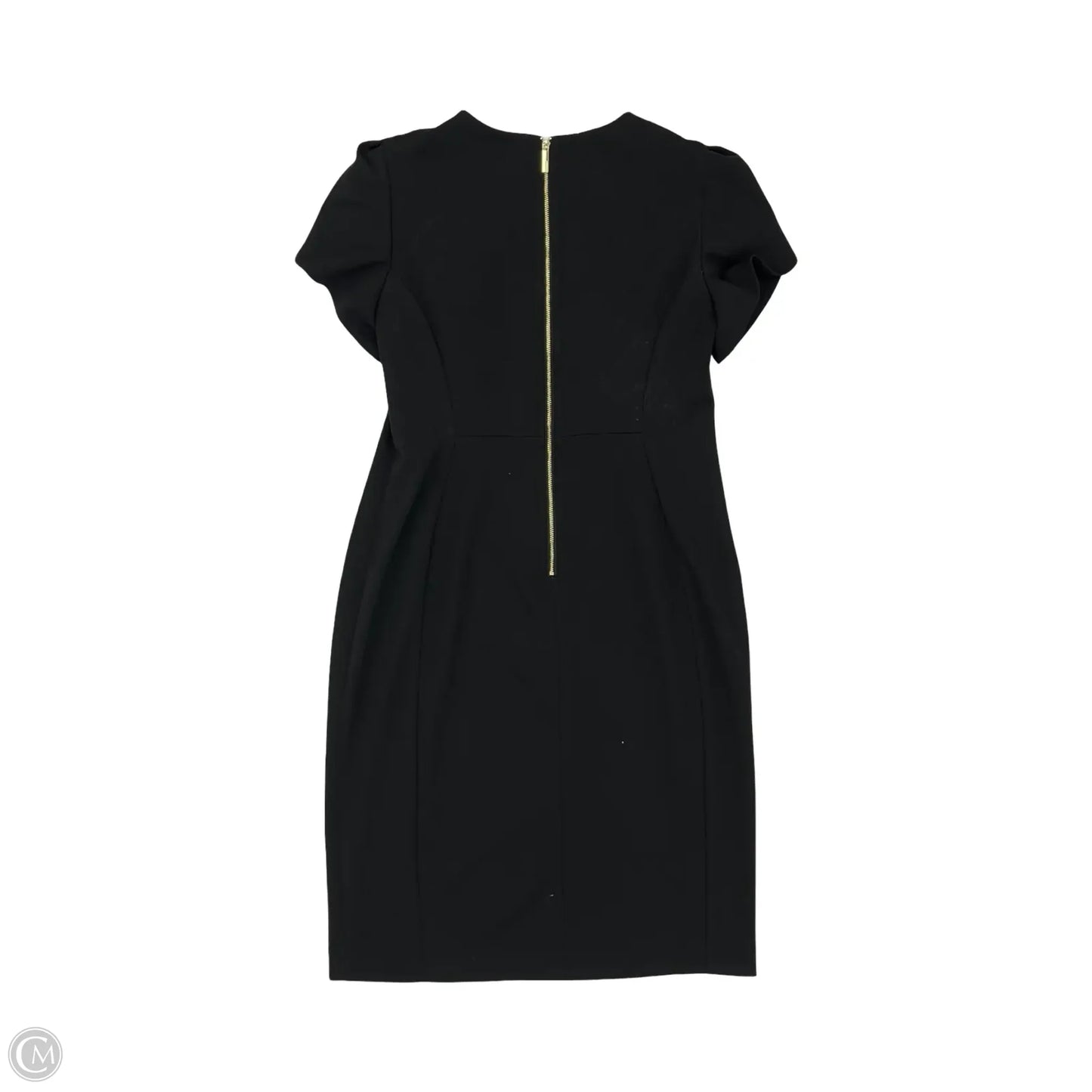 Dress Work By Calvin Klein In Black, Size: 12