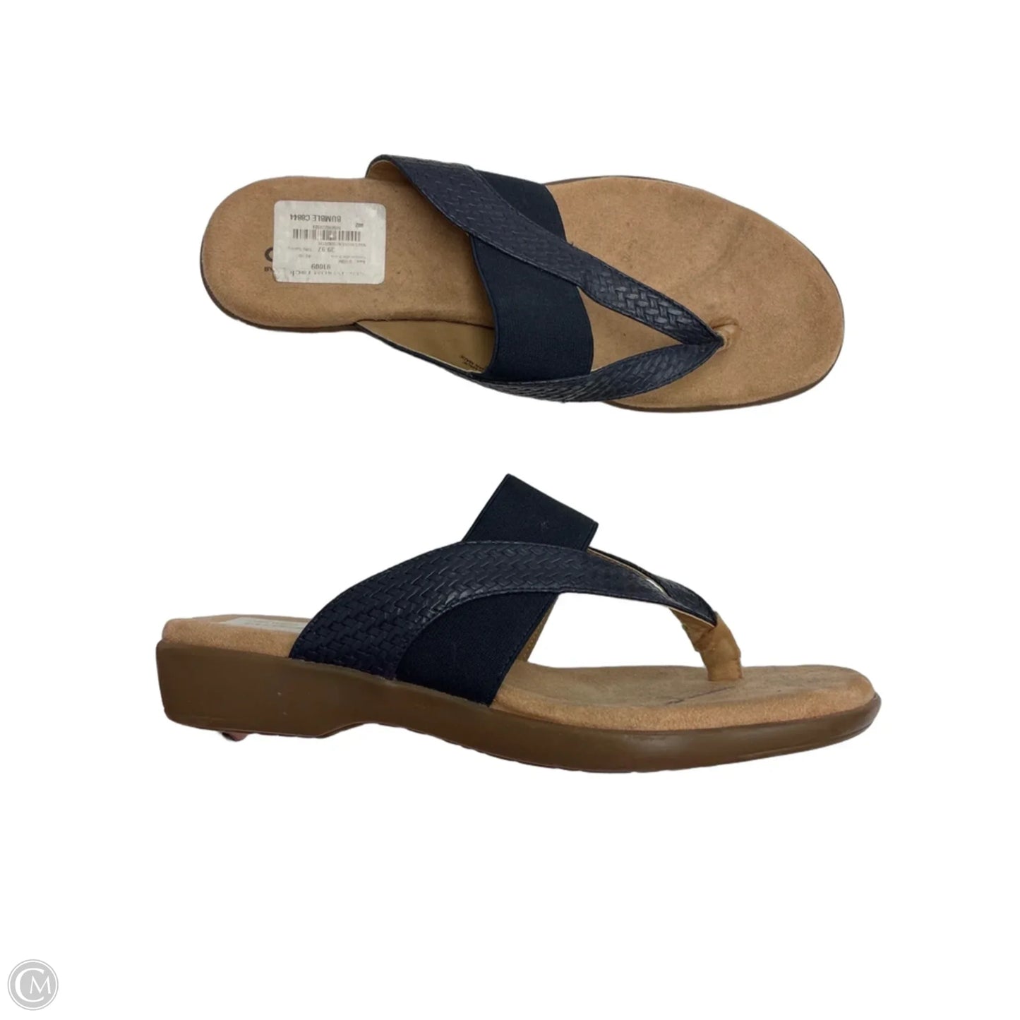 Sandals Flip Flops By Cliffs By White Mountain In Navy, Size: 10