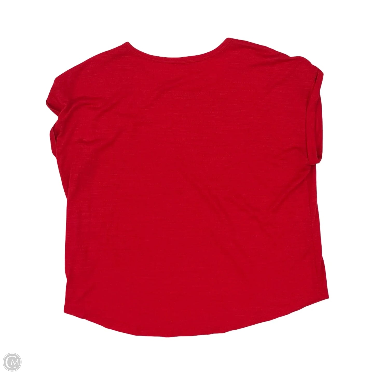 Top Short Sleeve By Maurices In Red, Size: Xl