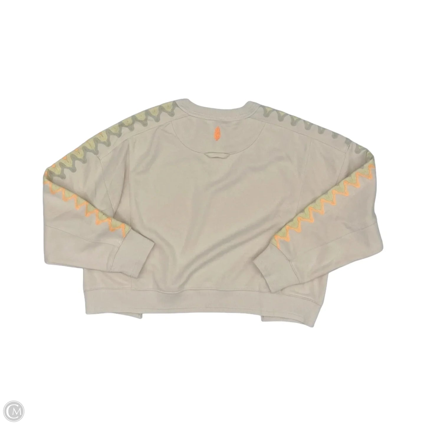 Sweatshirt Crewneck By Free People In Orange, Size: M