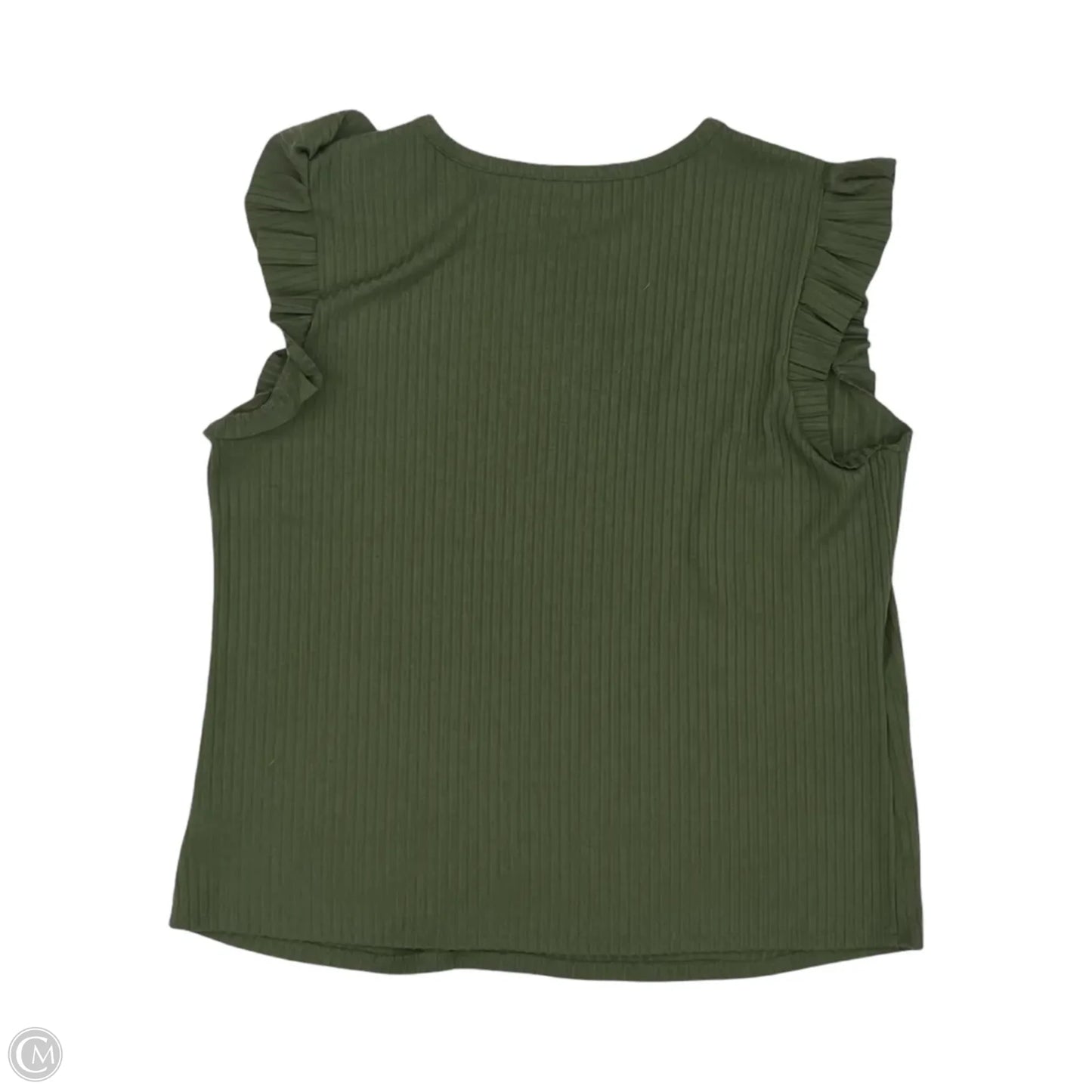 Top Short Sleeve By Time And Tru In Green, Size: L