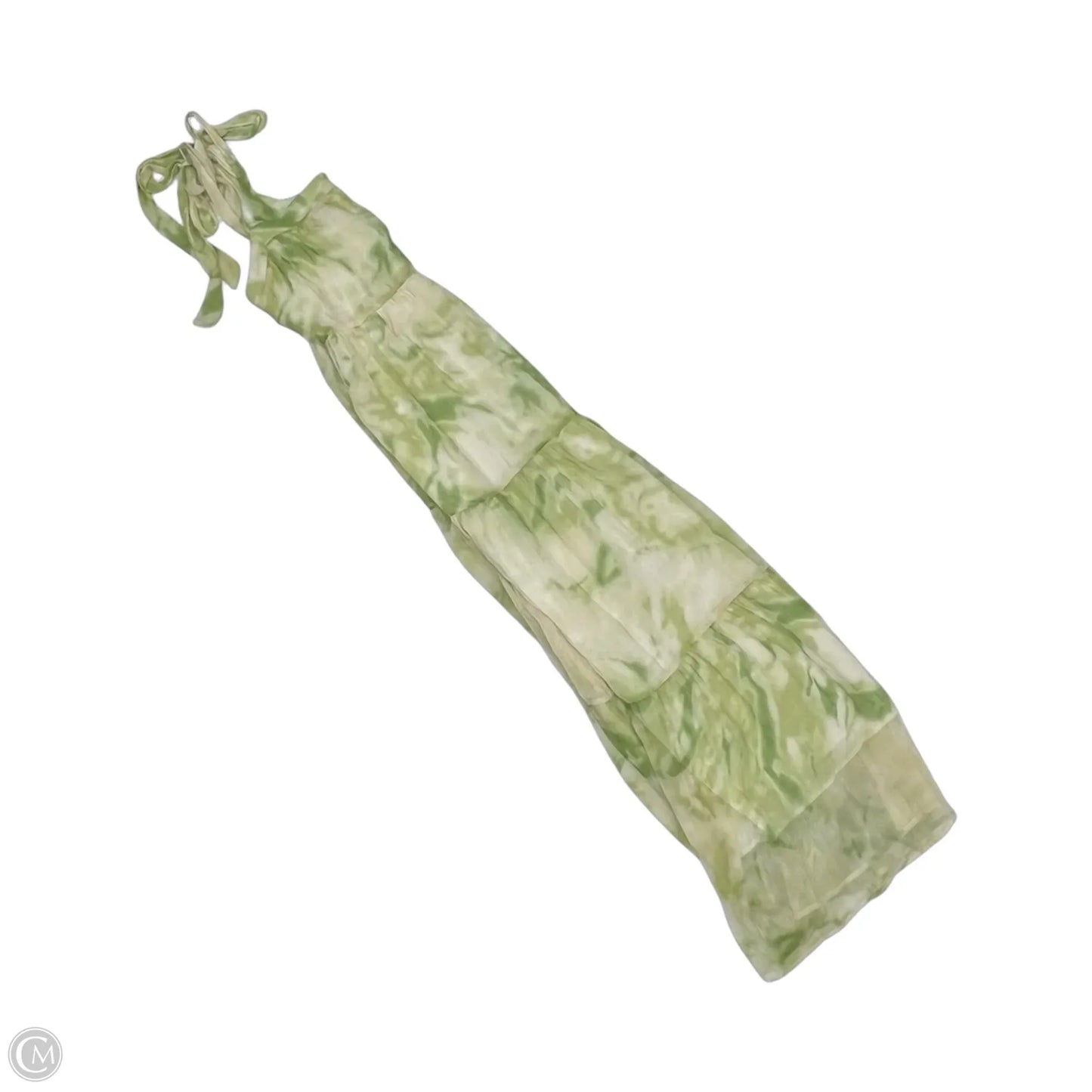 Dress Party Long By Line & Dot In Green & White, Size: Xs