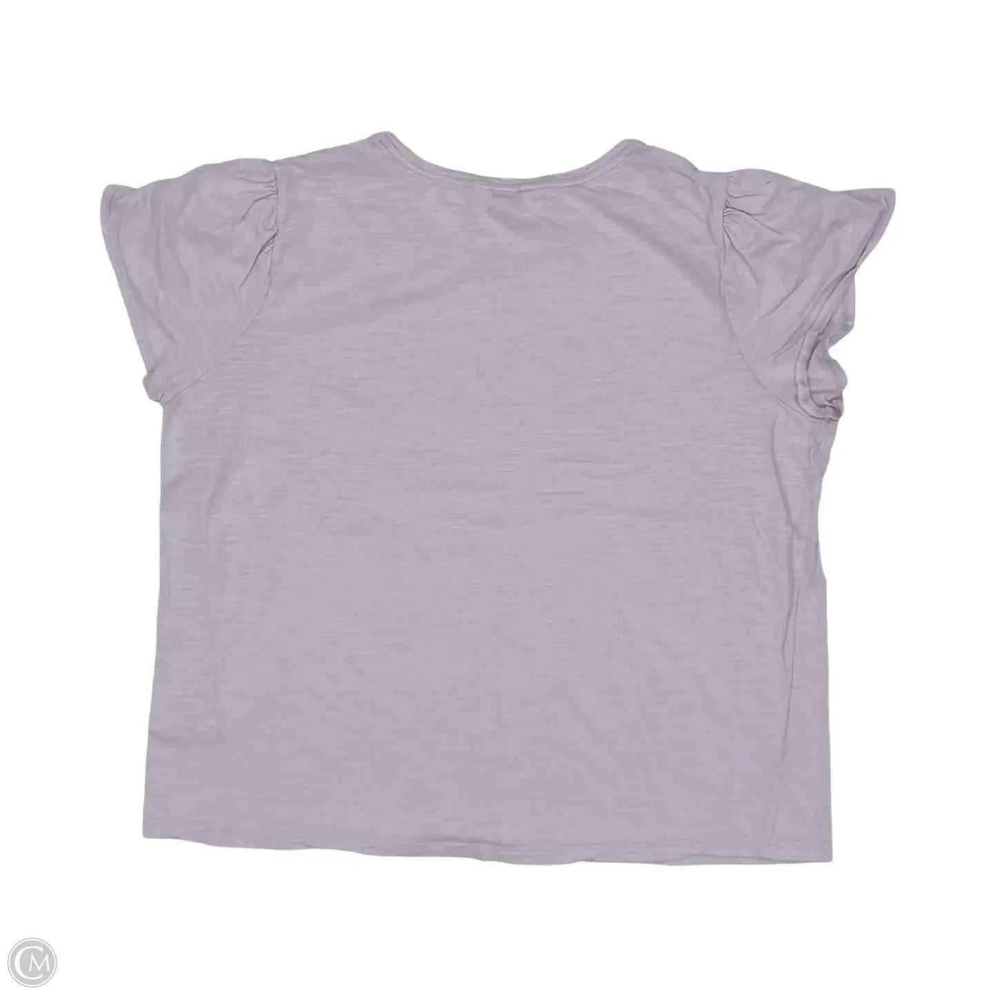 Top Short Sleeve By Nine West In Purple, Size: Xl
