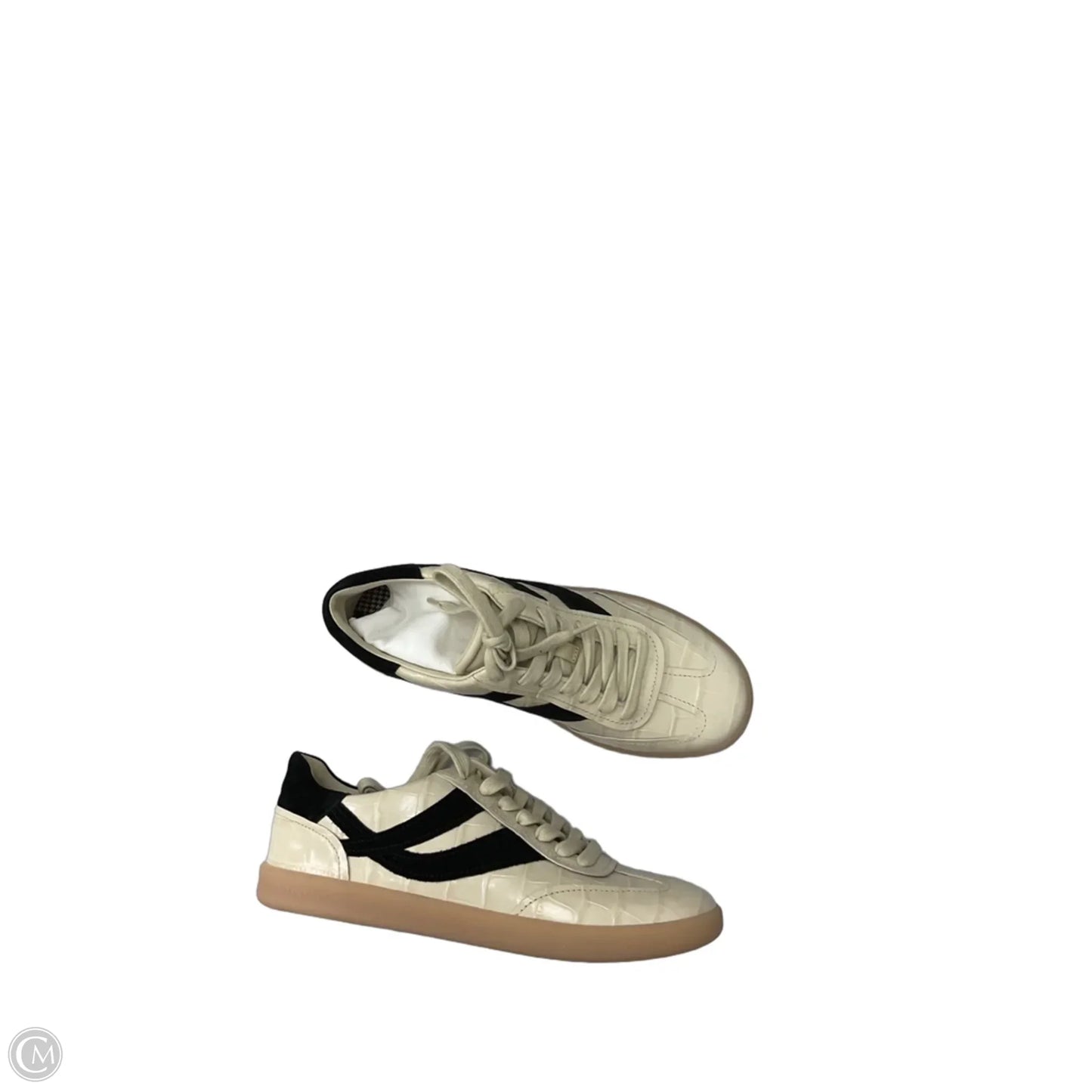 Shoes Sneakers By Vince In Black & Tan, Size: 8
