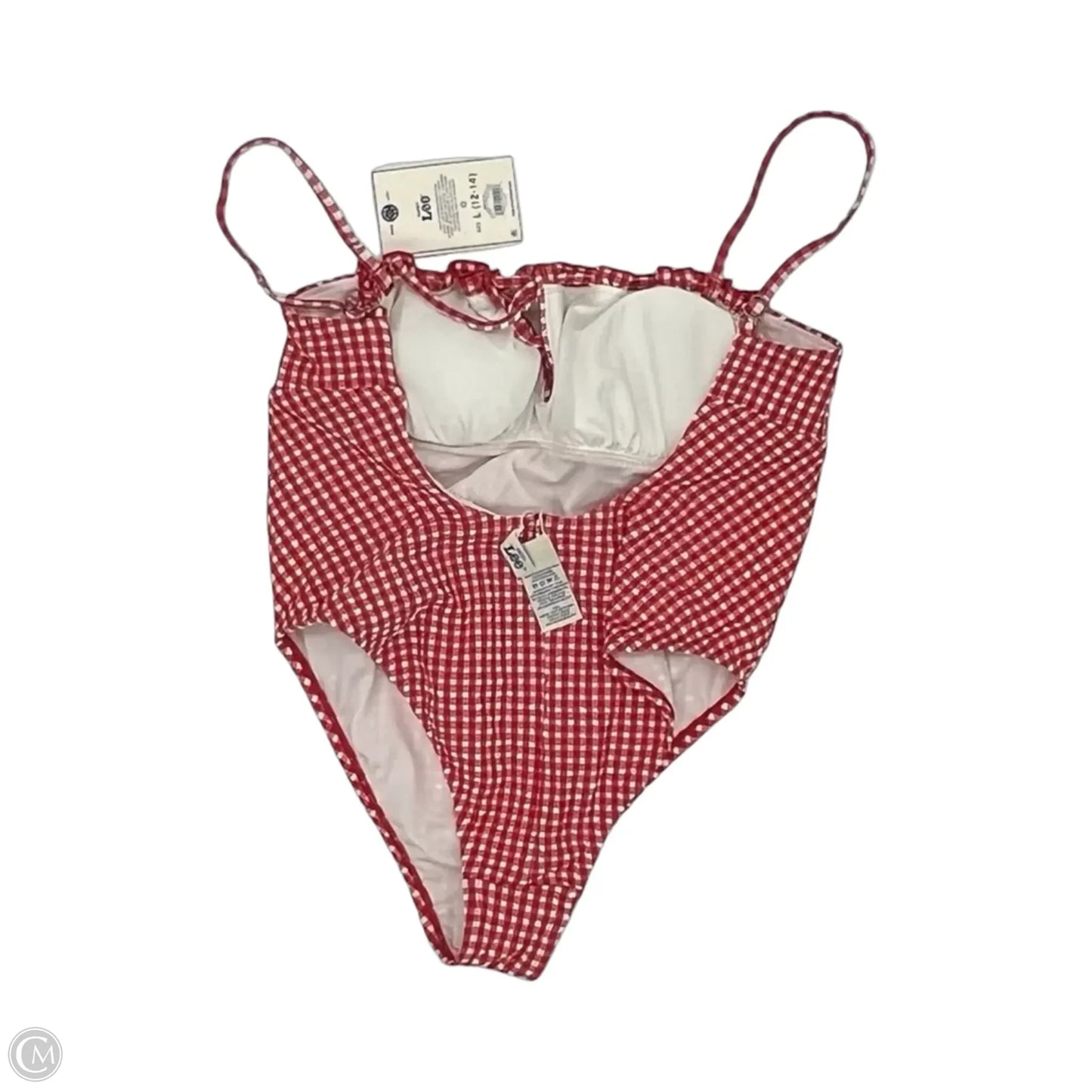 Swimsuit By Lee In Red & White, Size: L