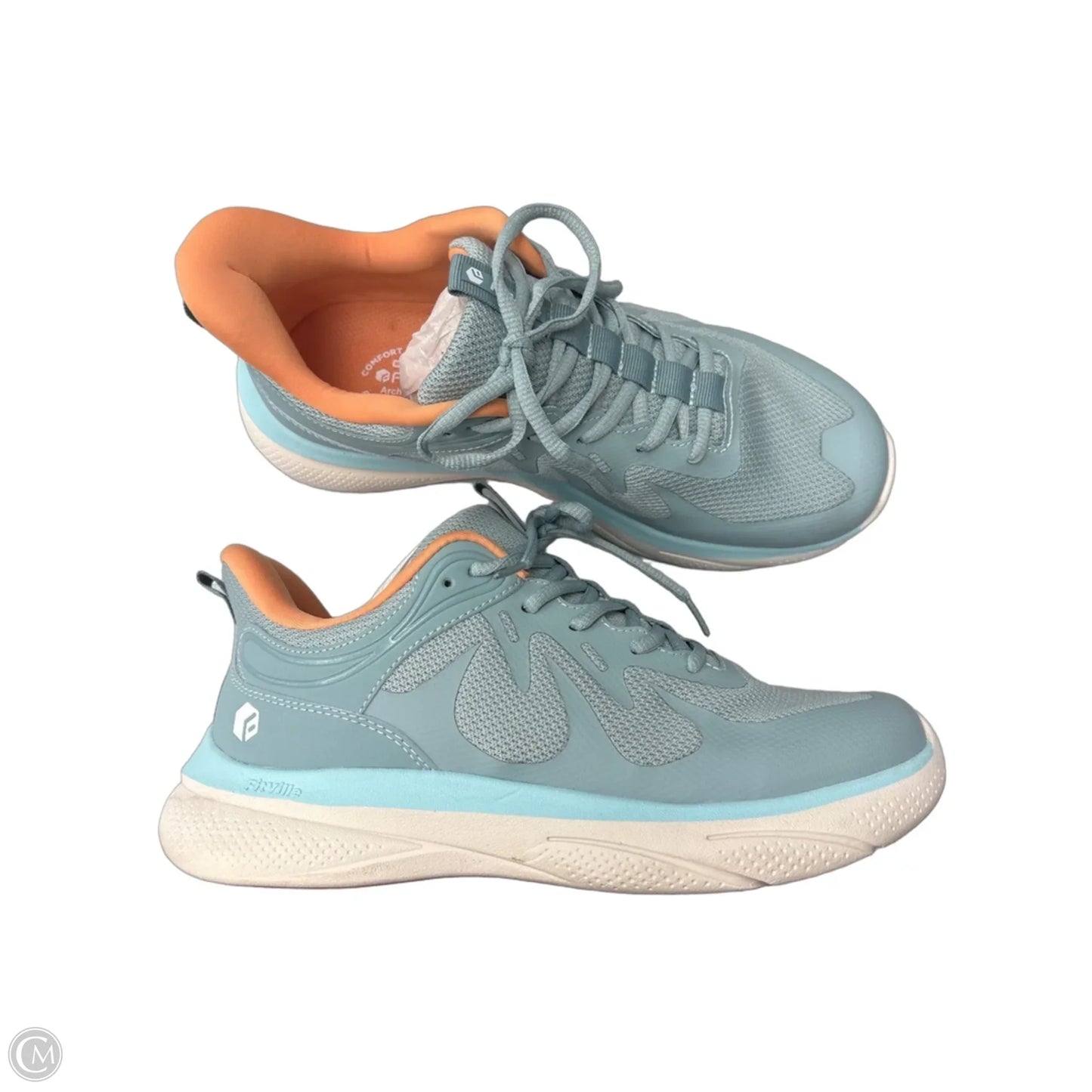 Shoes Sneakers By Cme In Blue & Orange, Size: 10