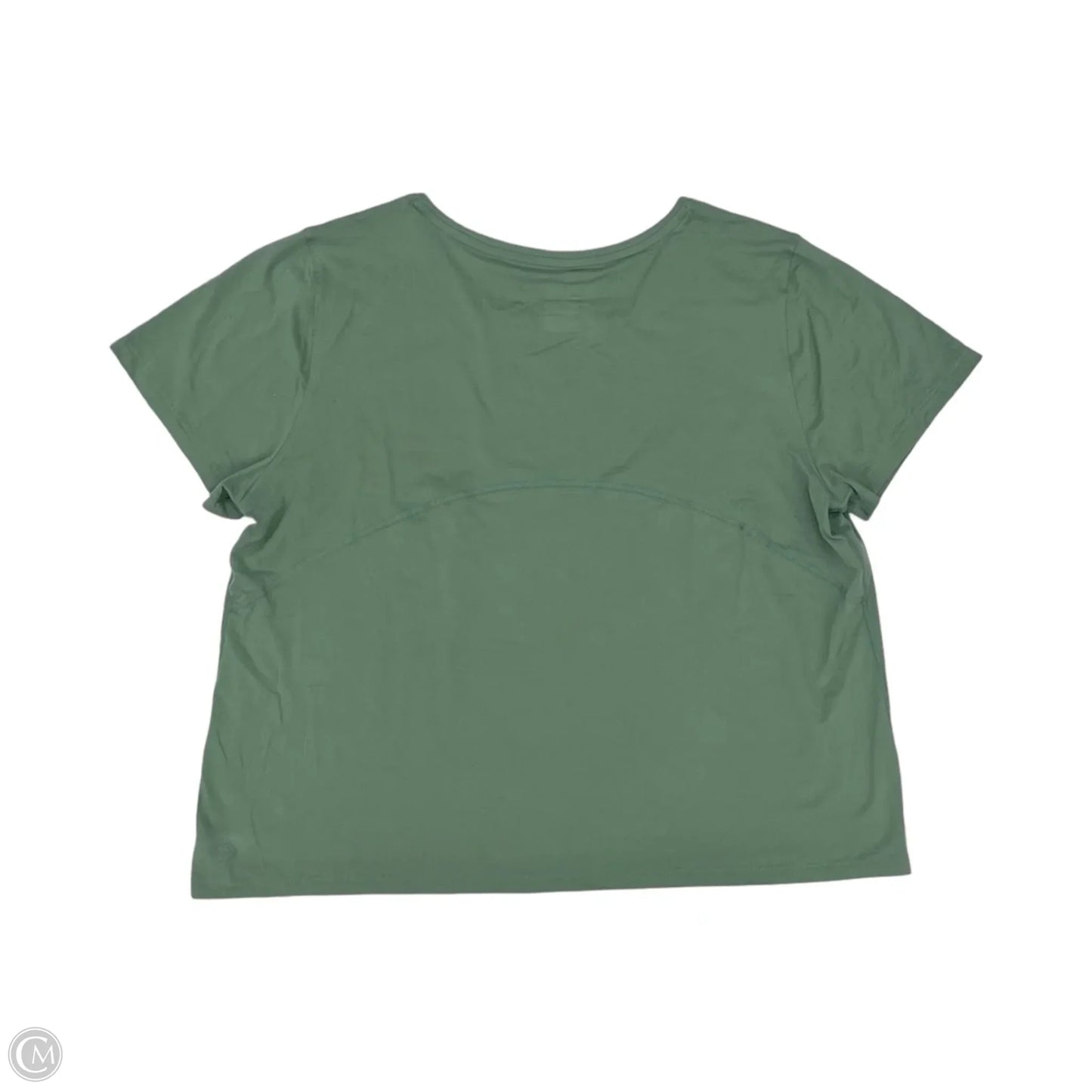 Athletic Top Short Sleeve By All In Motion In Green, Size: 1x