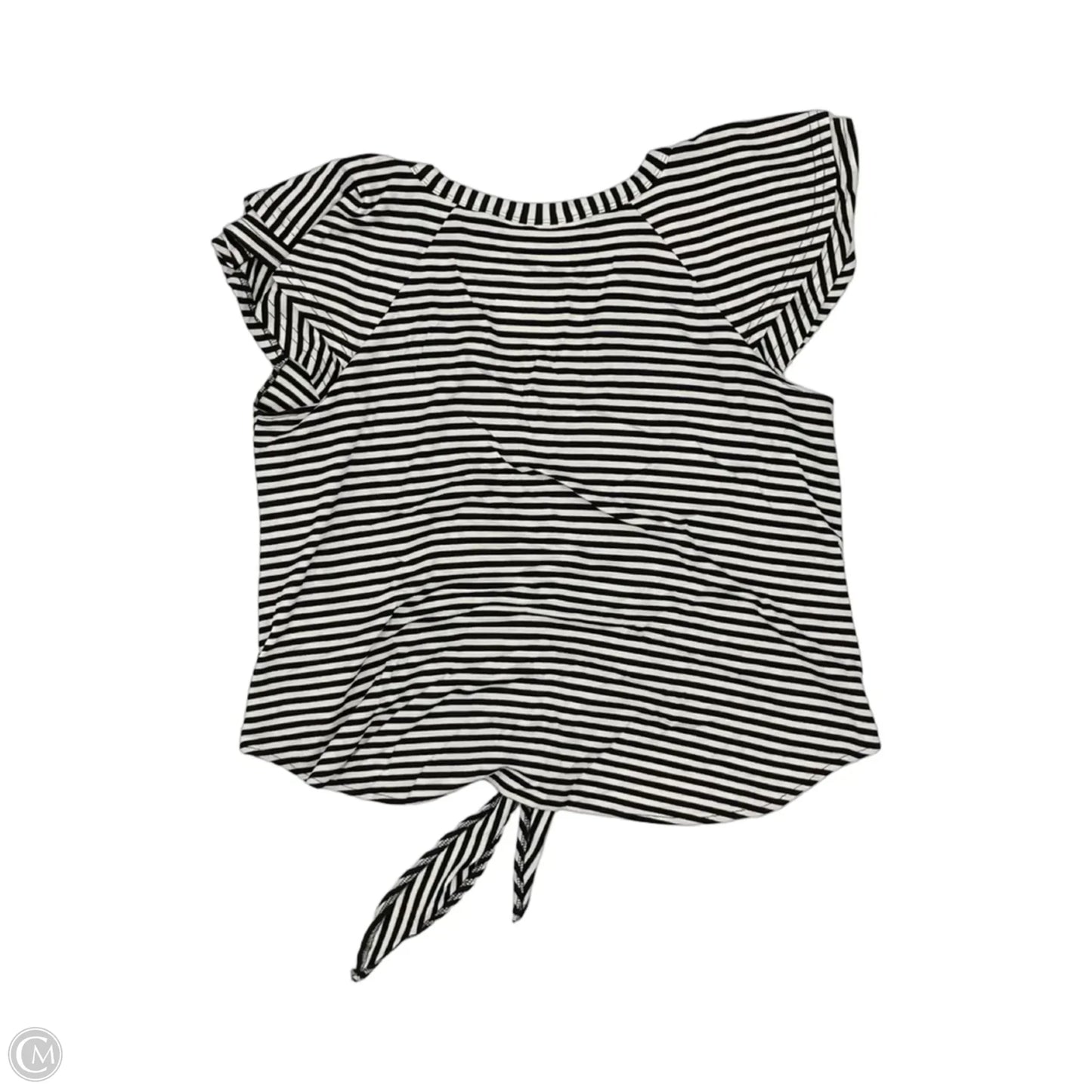 Top Short Sleeve By Skyes The Limit In Black & White, Size: Lp
