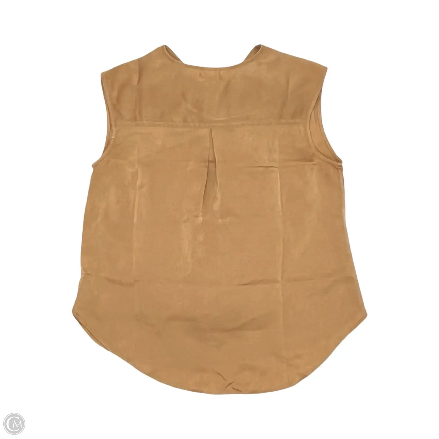Blouse Sleeveless By Maurices In Tan, Size: S