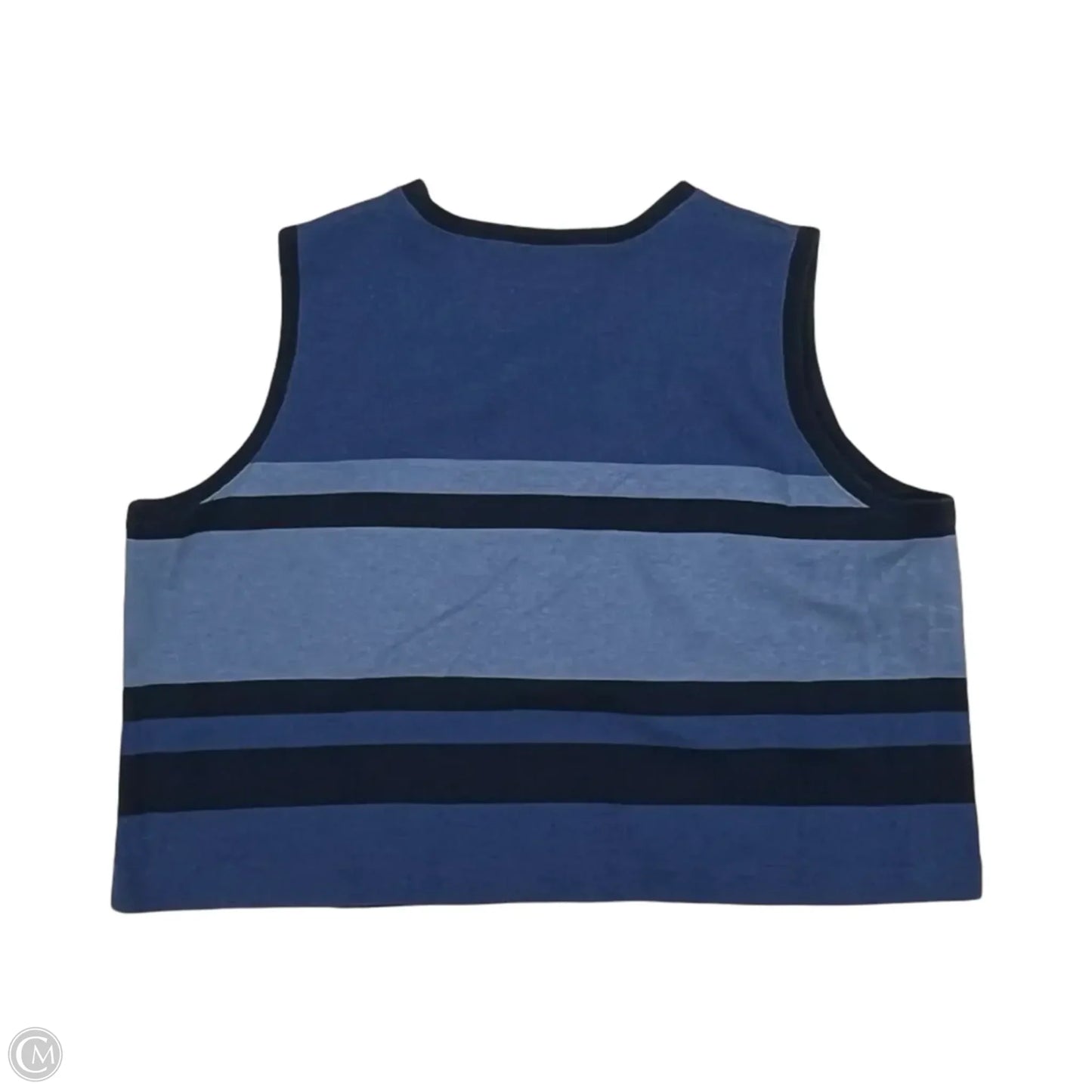 Sweater Short Sleeve By Jones New York In Blue, Size: 2x