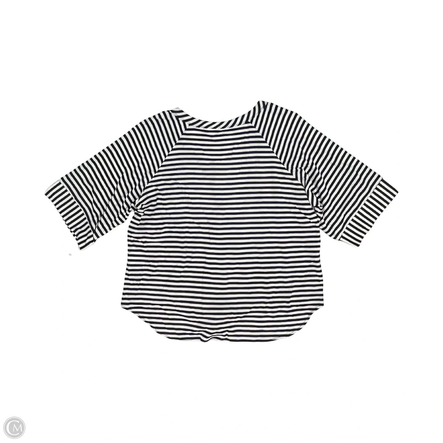 Top Short Sleeve By Skyes The Limit In Blue & White, Size: Mp