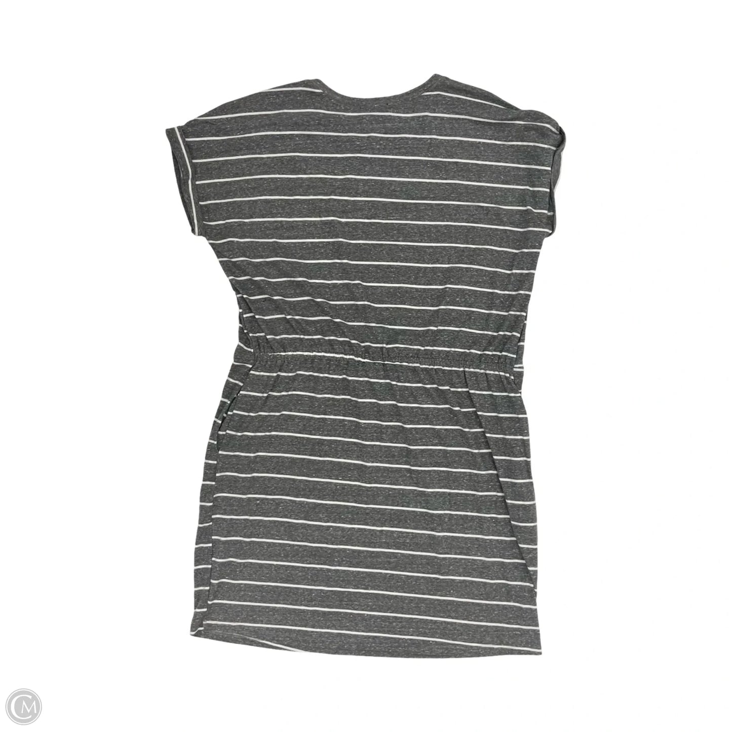 Dress Casual Midi By Rae Mode In Grey & White, Size: 3x