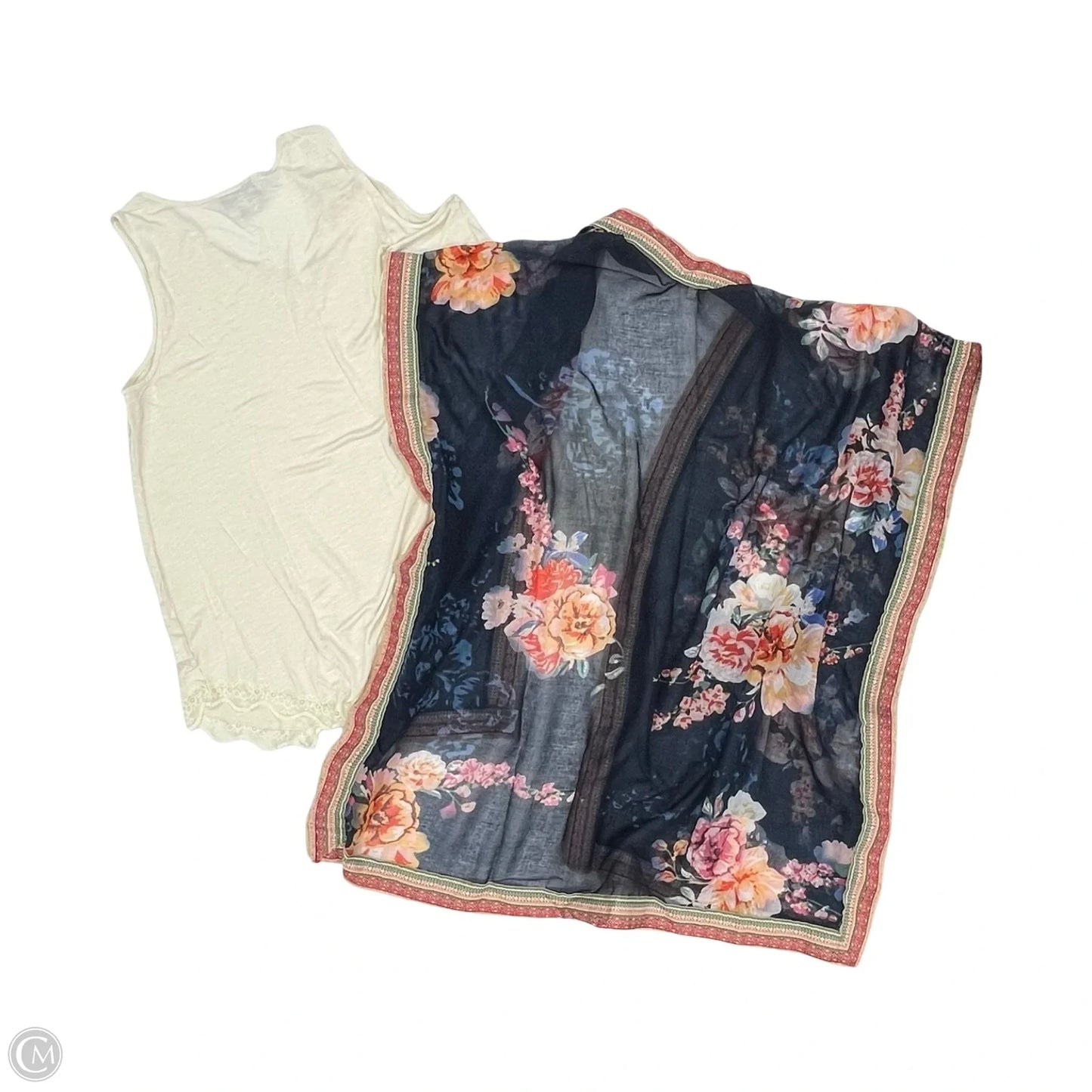 Kimono By Lane Bryant In Navy, Size: 2x