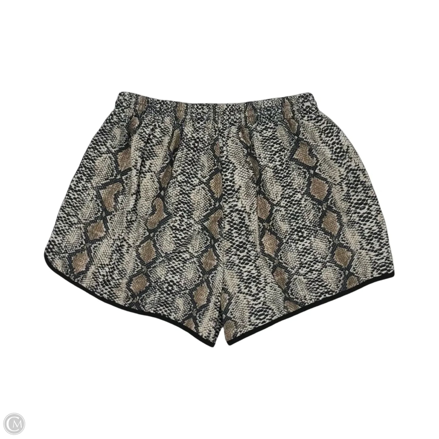 Shorts By Jess Lea In Snakeskin Print, Size: Xl