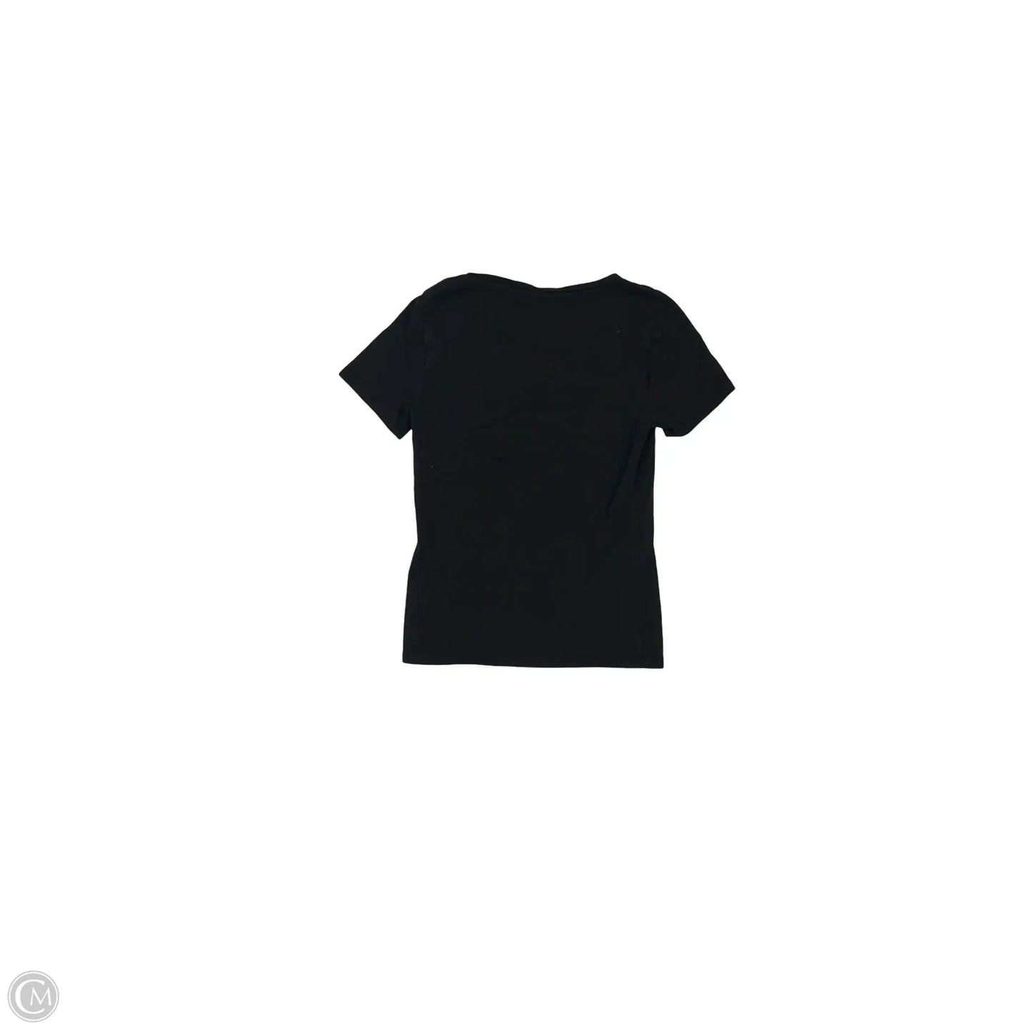 Top Short Sleeve Basic By Divided In Black, Size: S