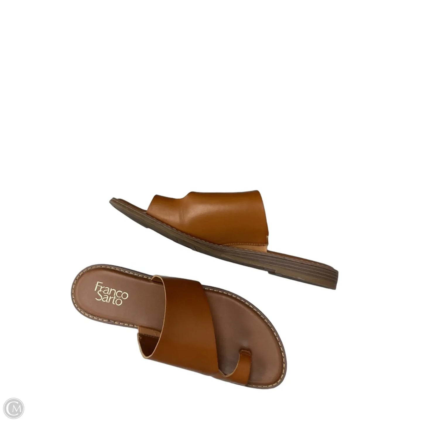 Sandals Flats By Franco Sarto In Brown, Size: 10
