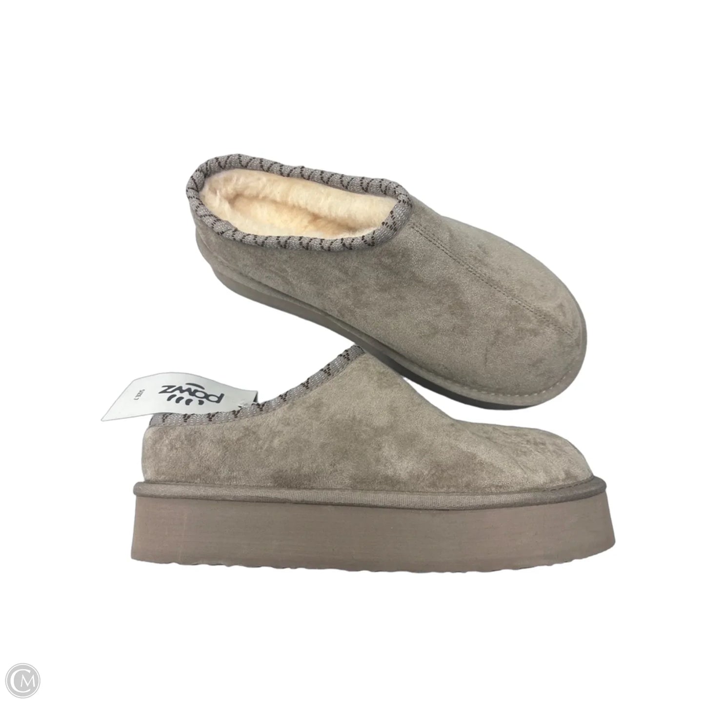 Shoes Heels Platform By Clothes Mentor In Tan, Size: 7