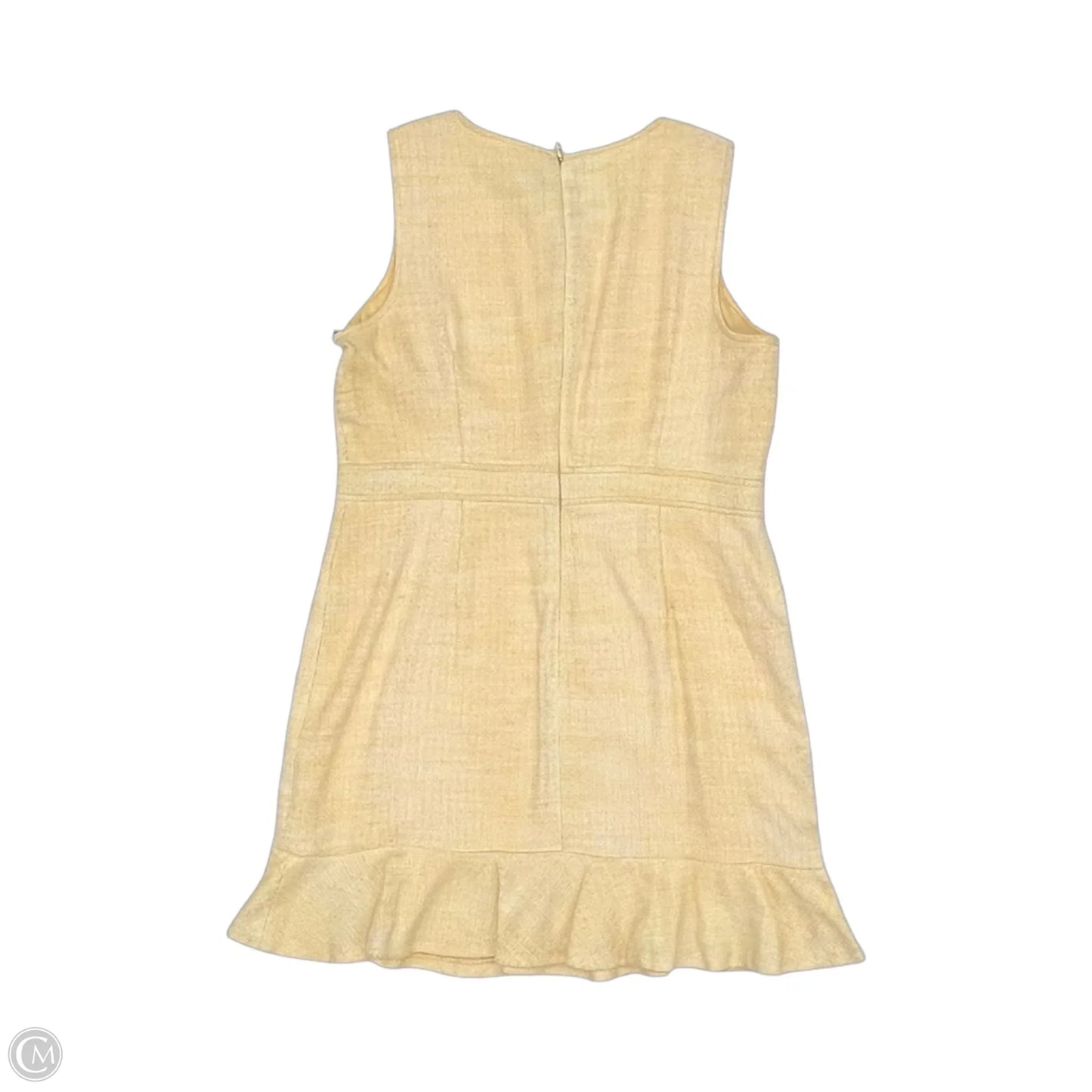Dress Designer By Karl Lagerfeld In Yellow, Size: 14