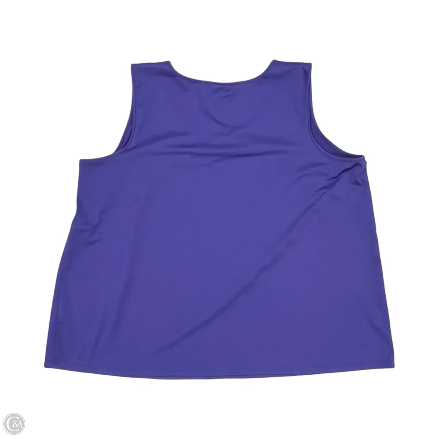 Blouse Sleeveless By Catherines In Purple, Size: 3x