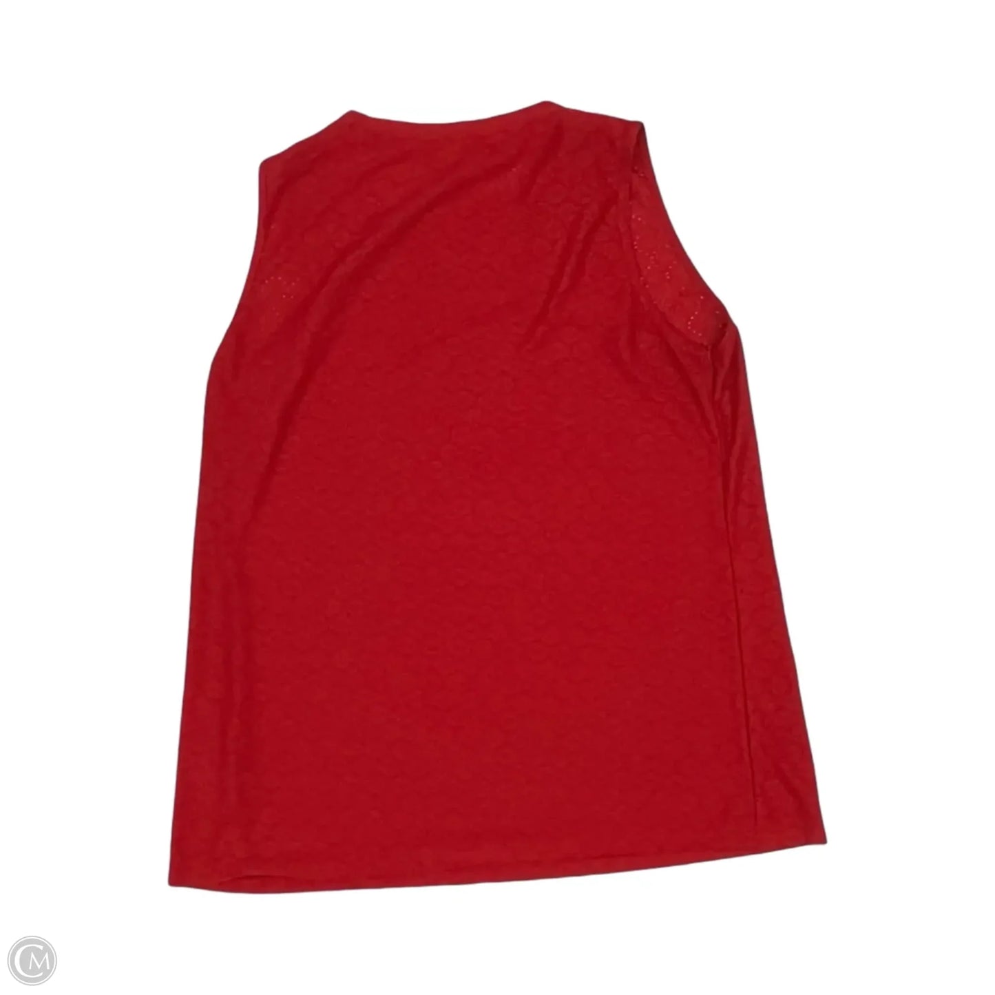Top Sleeveless By Clothes Mentor In Red, Size: L