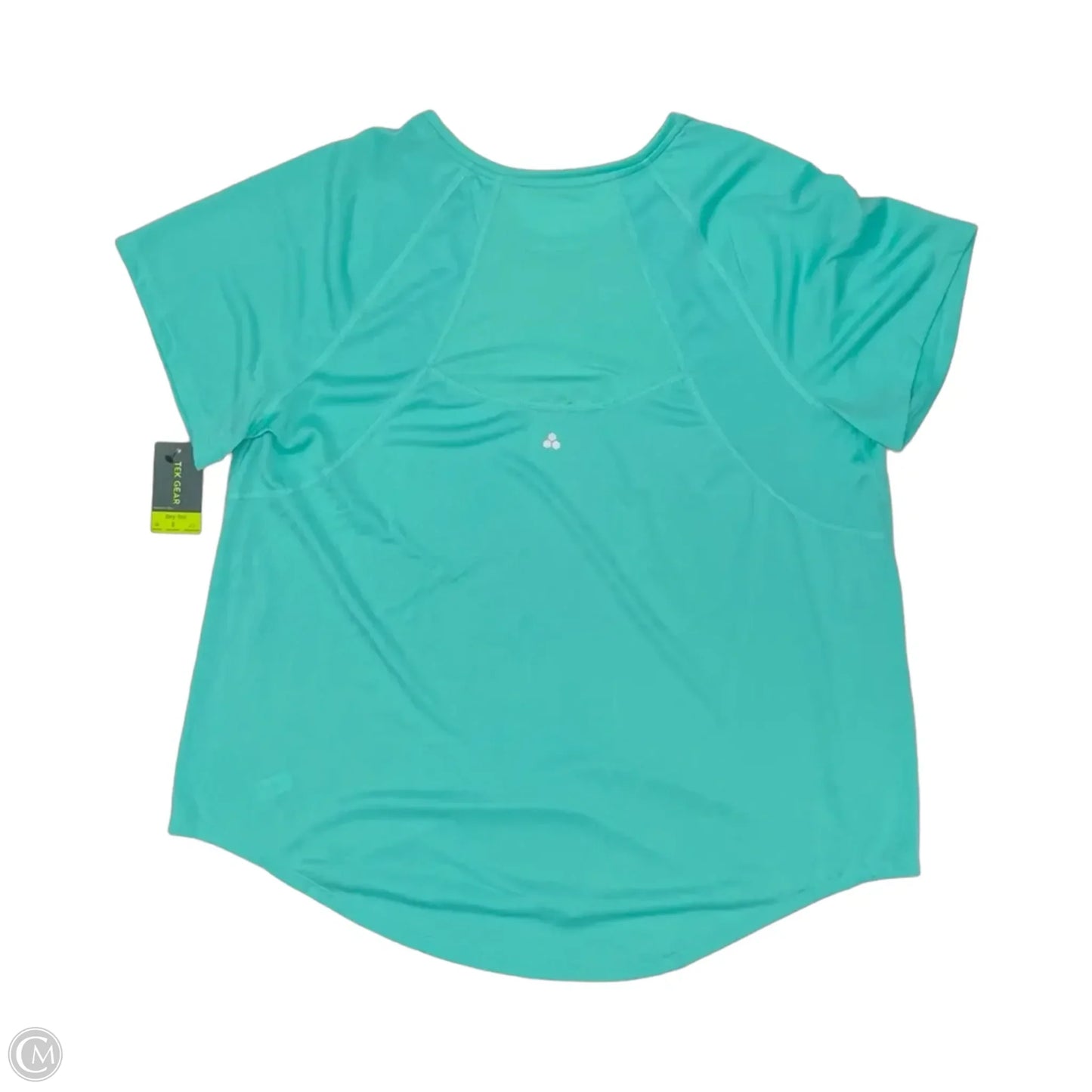 Athletic Top Short Sleeve By Tek Gear In Green, Size: 1x