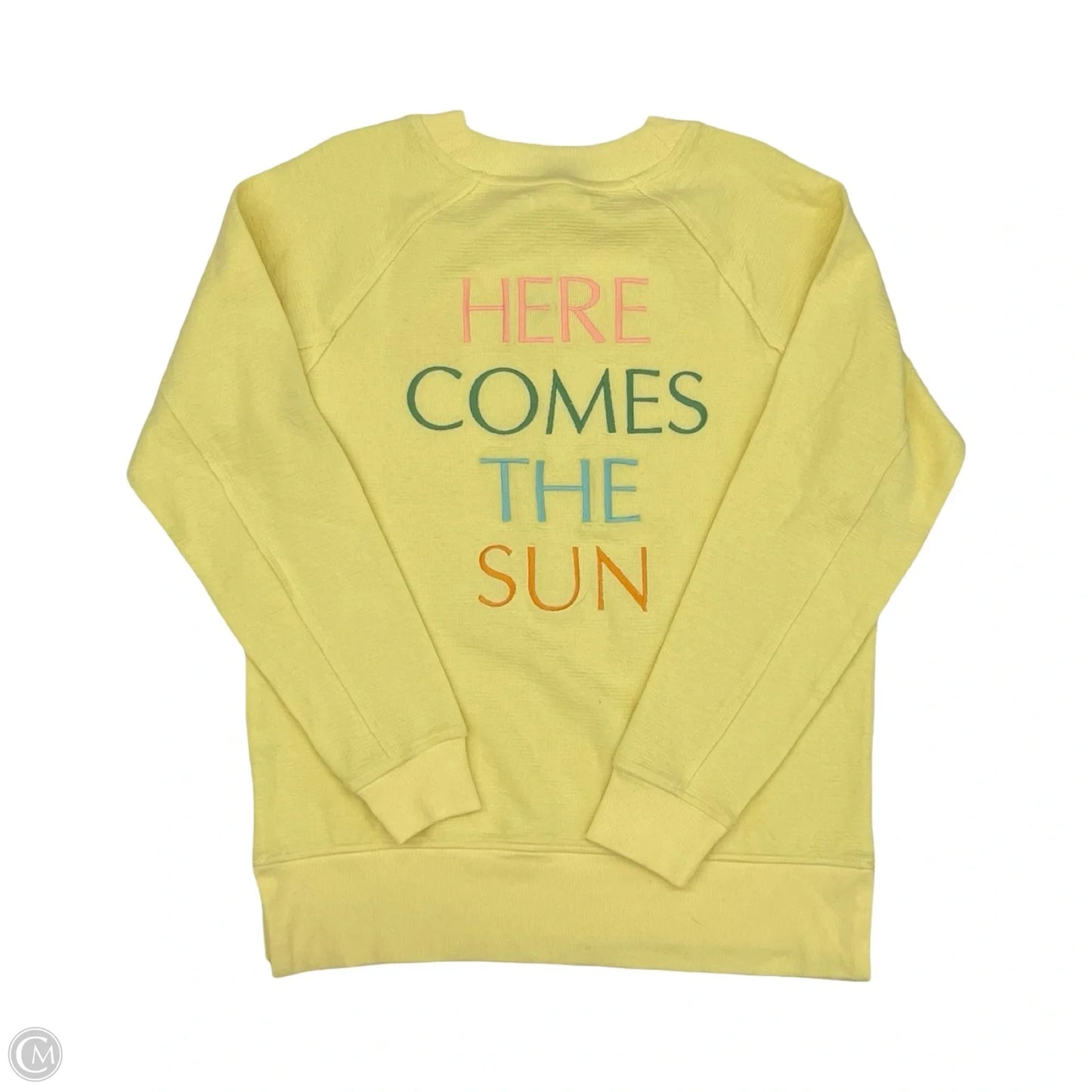 Sweatshirt Crewneck By Maurices In Yellow, Size: Xs