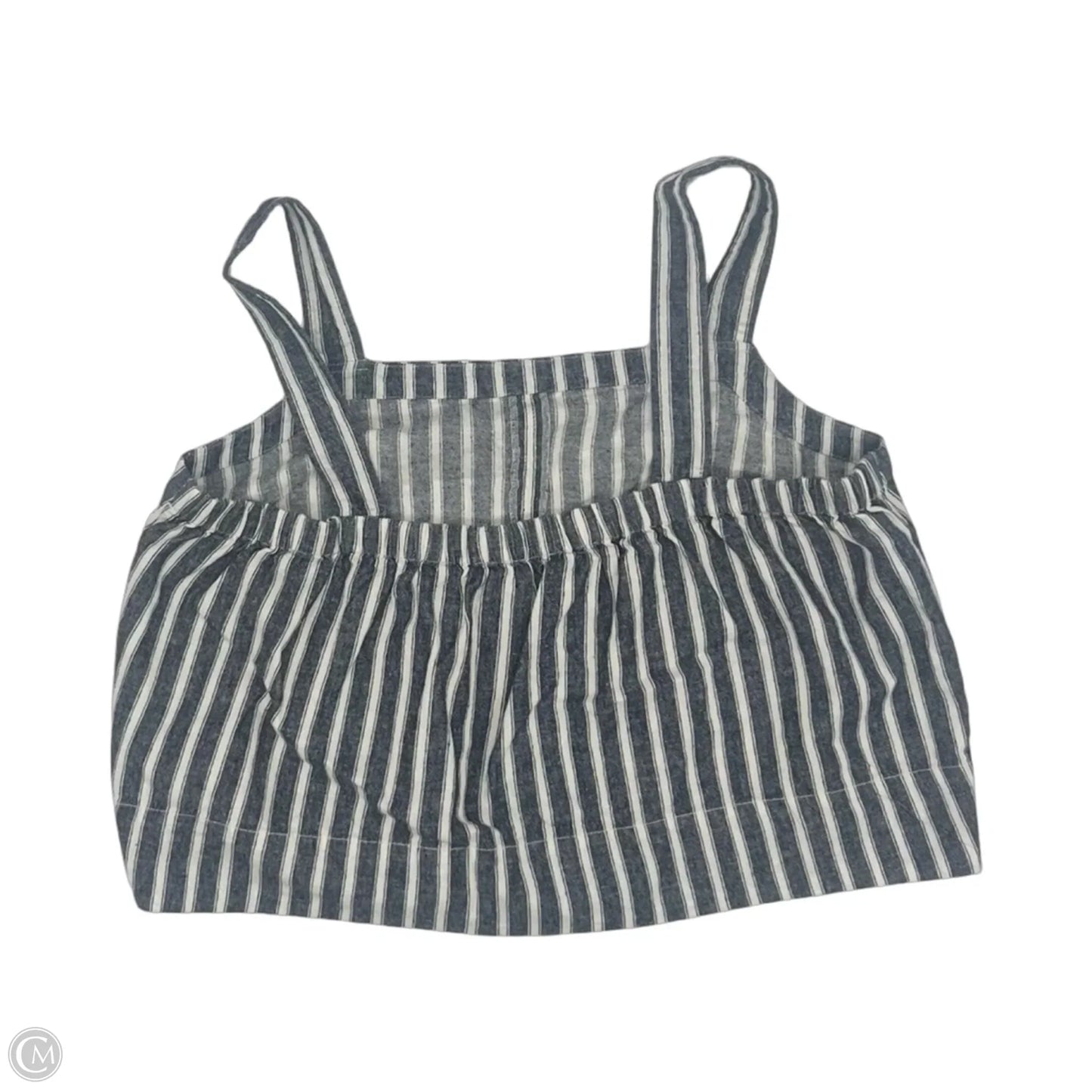Tank Top By Madewell In Blue & White, Size: Xl