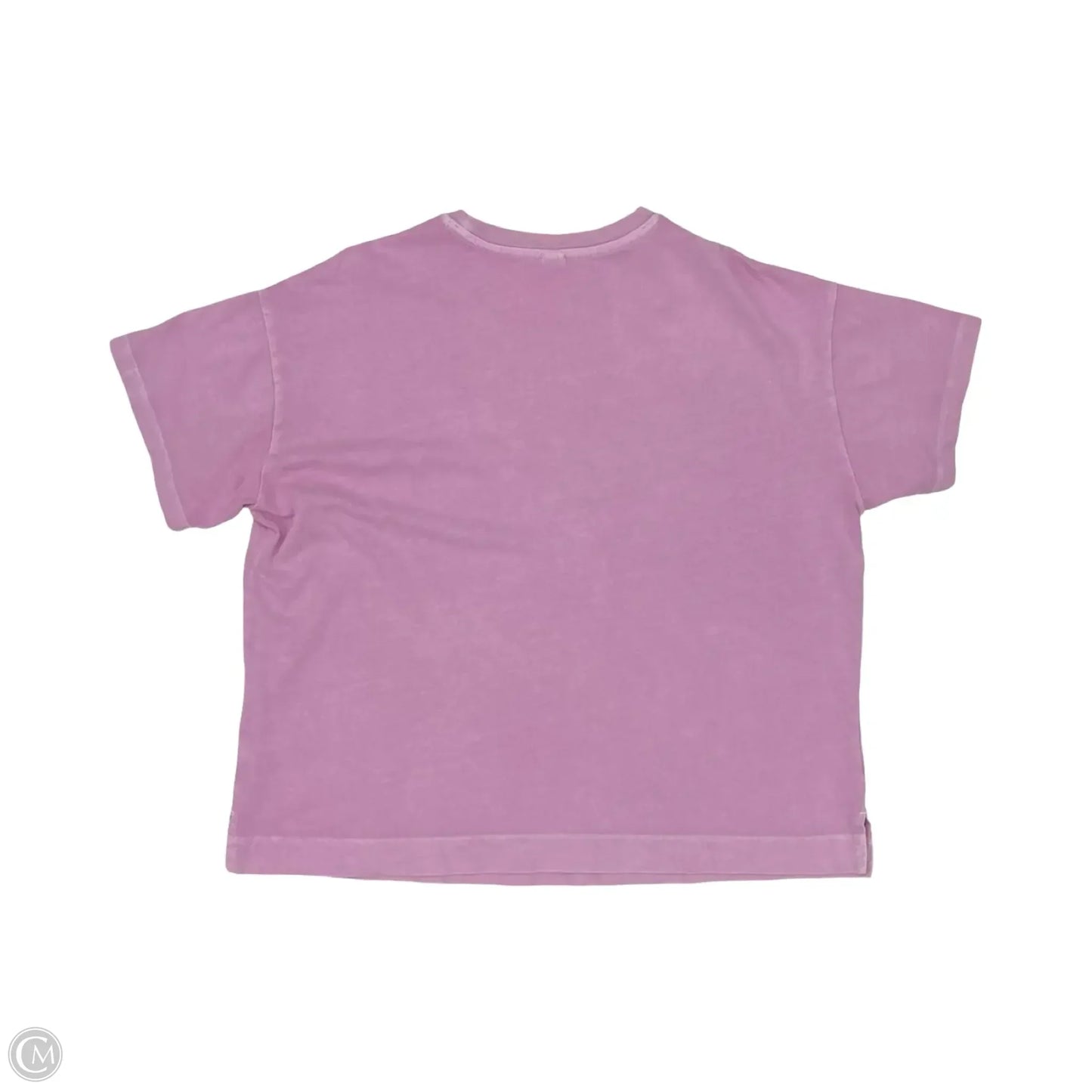 Top Short Sleeve Basic By Old Navy In Purple, Size: L