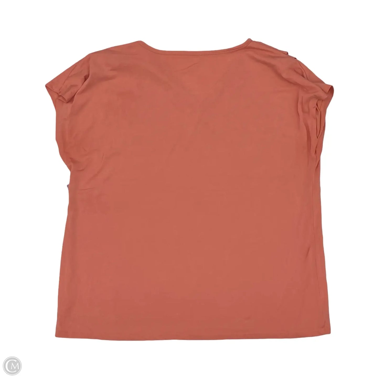 Top Short Sleeve By Maurices In Pink, Size: L