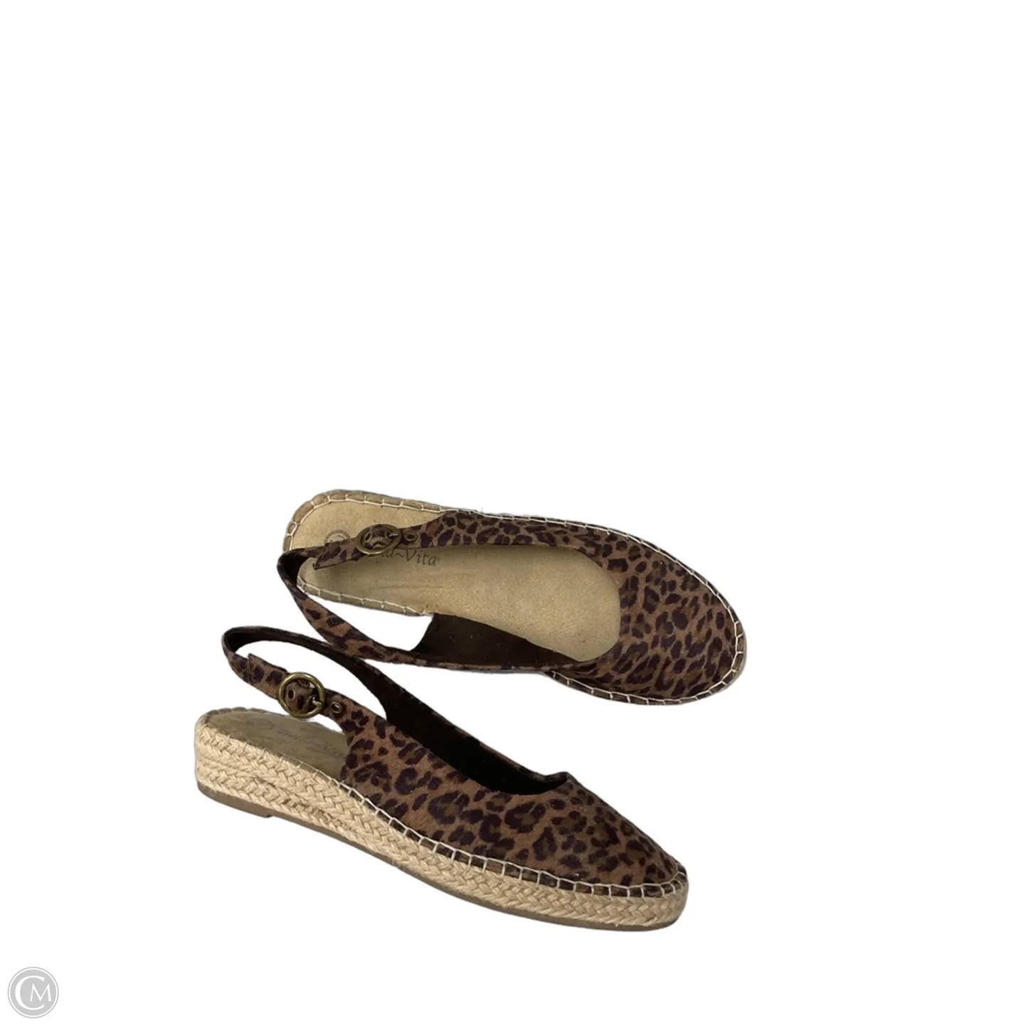 Shoes Flats By Clothes Mentor In Leopard Print, Size: 8.5