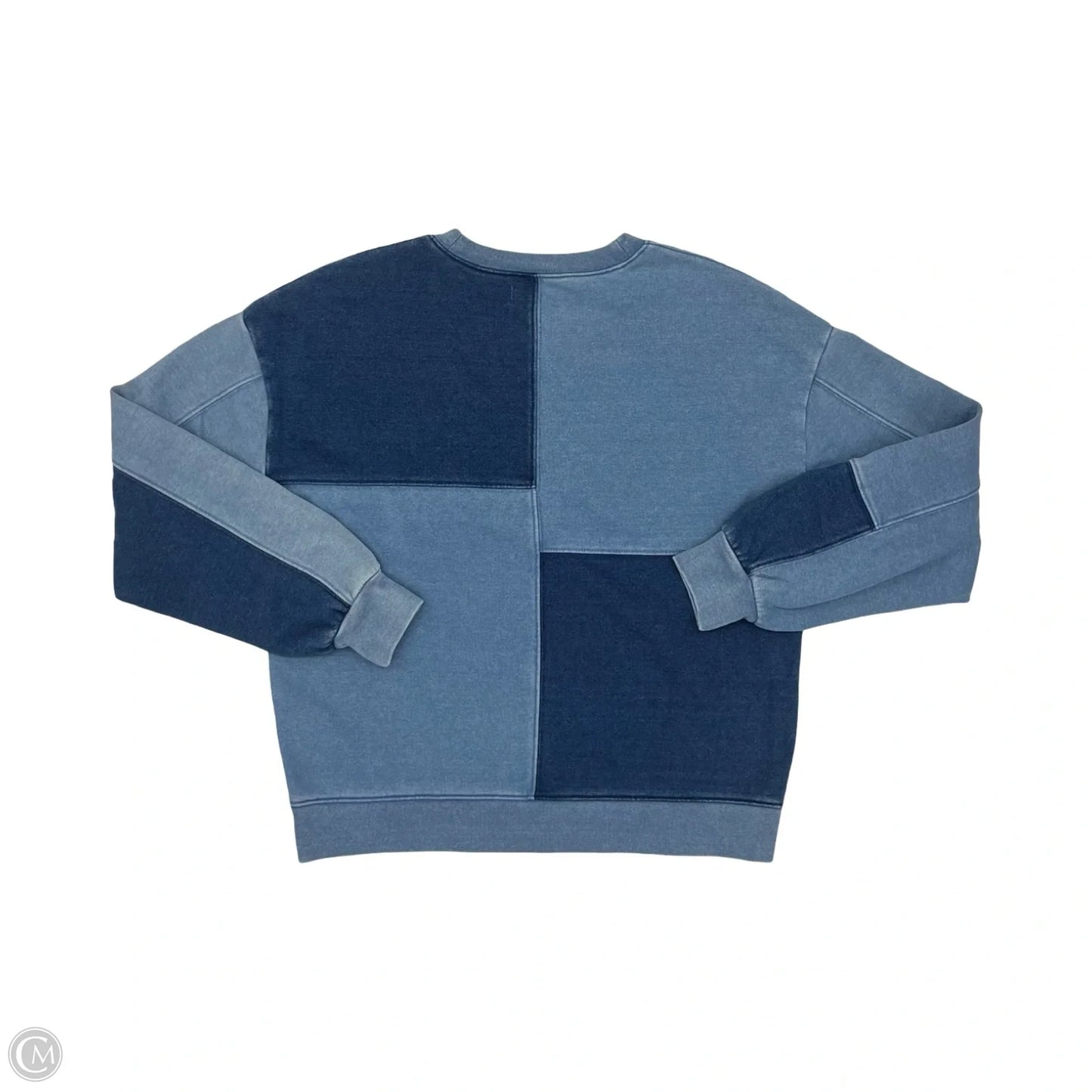 Sweatshirt Crewneck By Madewell In Blue, Size: Xs