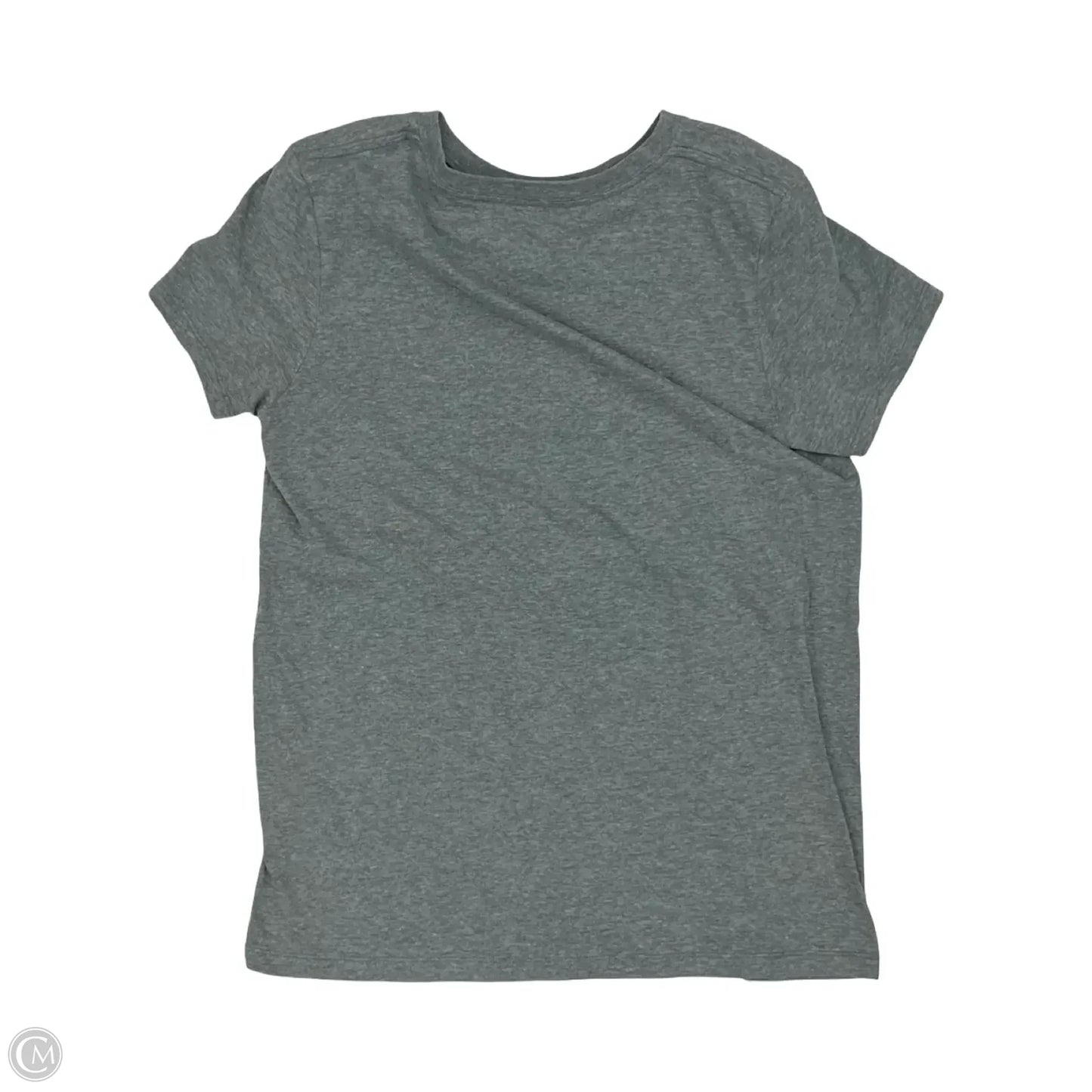 Athletic Top Short Sleeve By Under Armour In Grey, Size: M