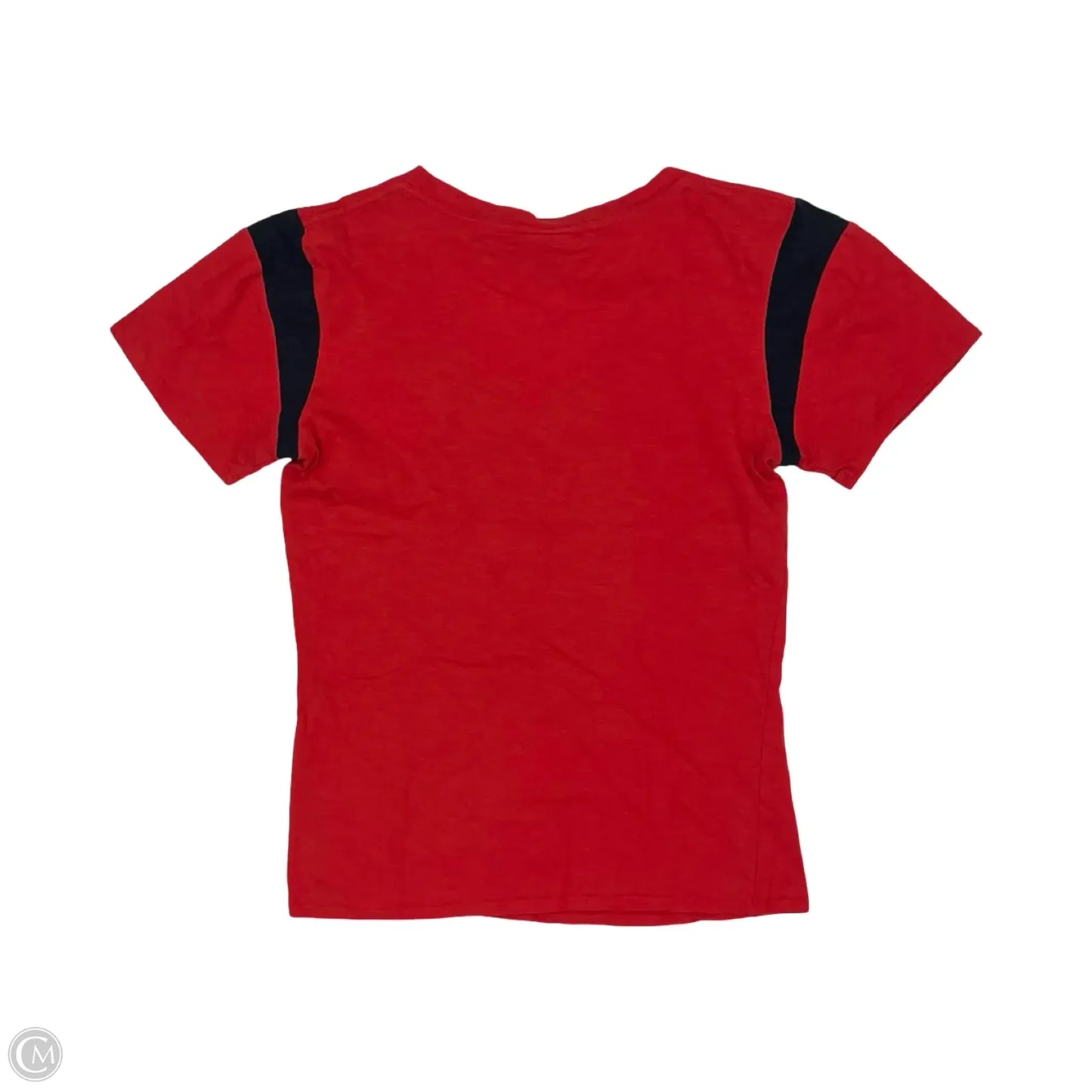 Athletic Top Short Sleeve By Genuine Merchandise In Red, Size: M
