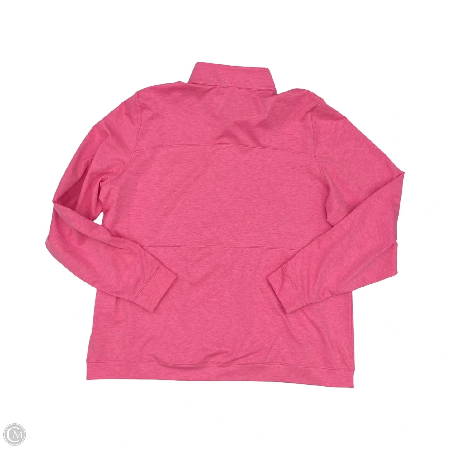 Athletic Top Long Sleeve Collar By Puma In Pink, Size: Xxl