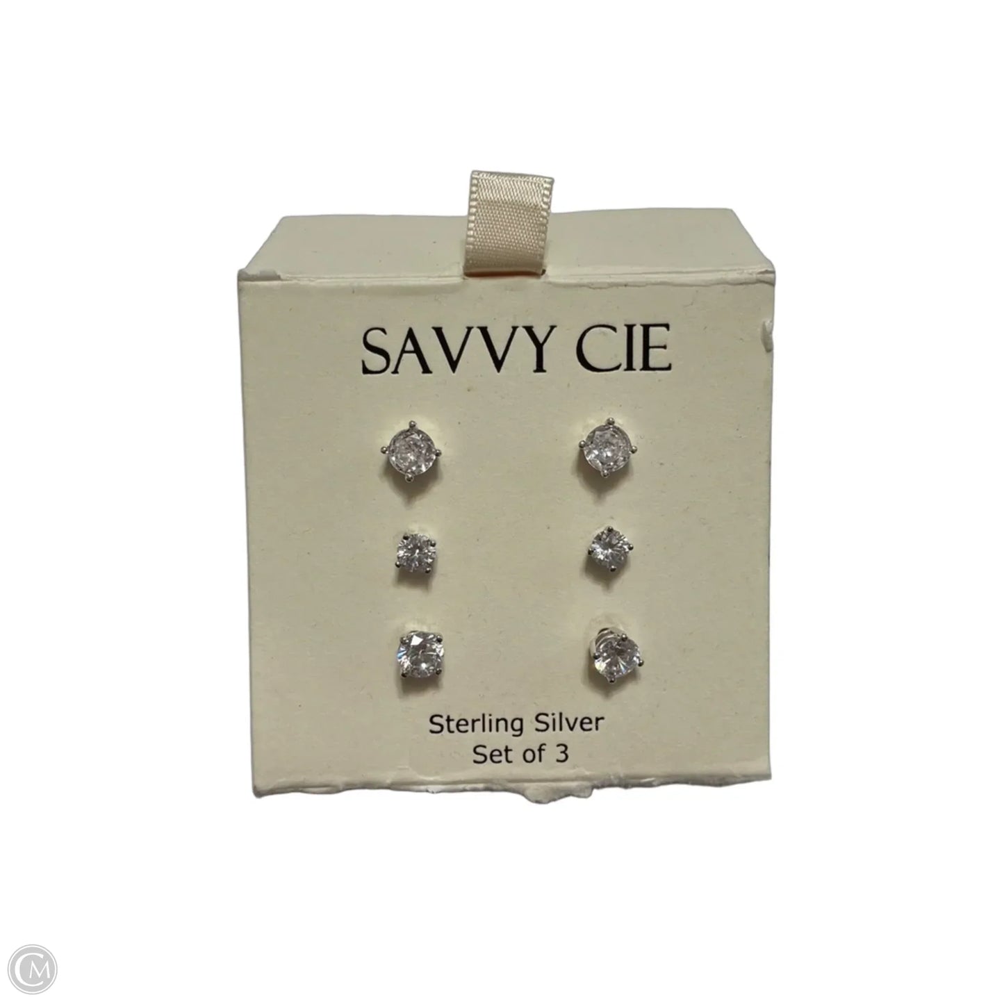 Earrings Stud By Cmc, Size: 03 Piece Set