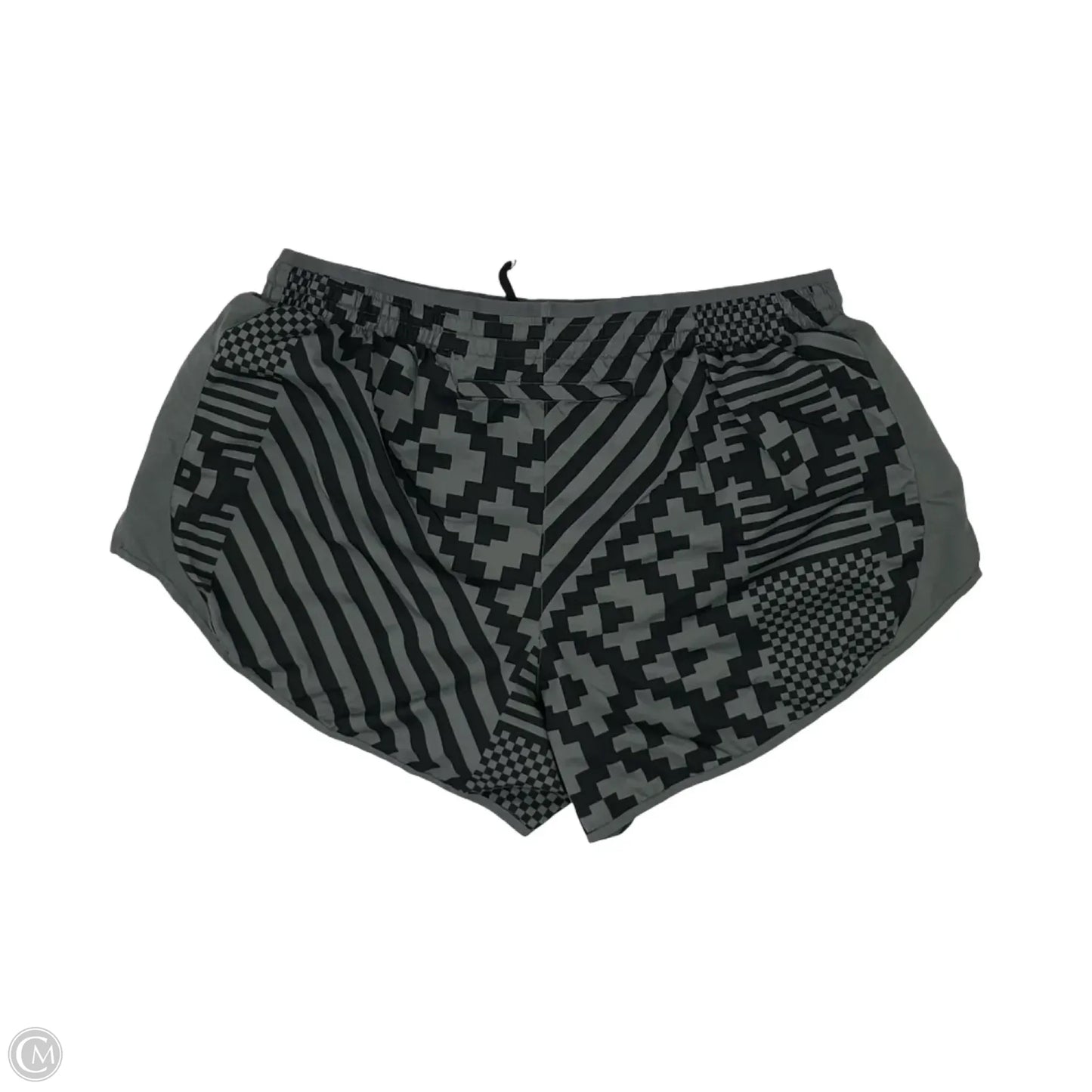 Athletic Shorts By Nike Apparel In Black & Grey, Size: Xl