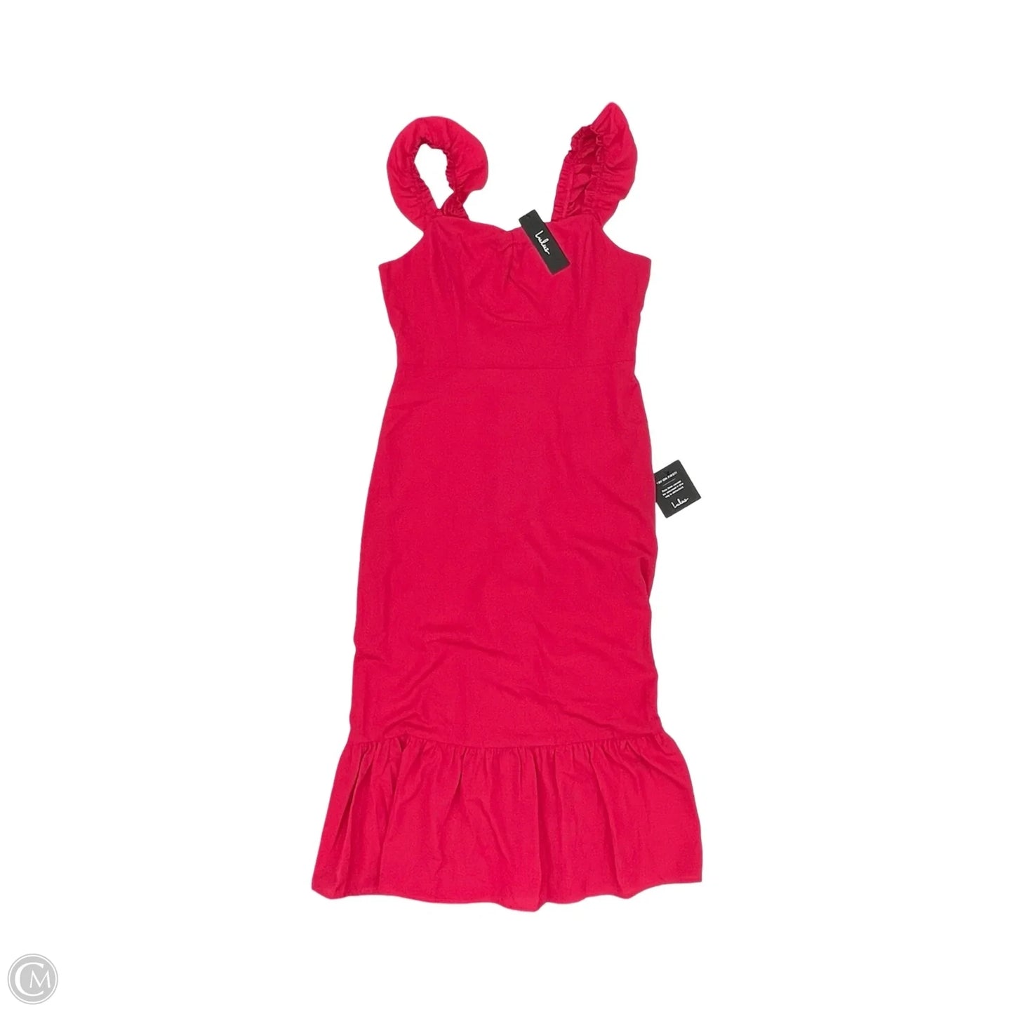 Dress Party Midi By Lulus In Pink, Size: M