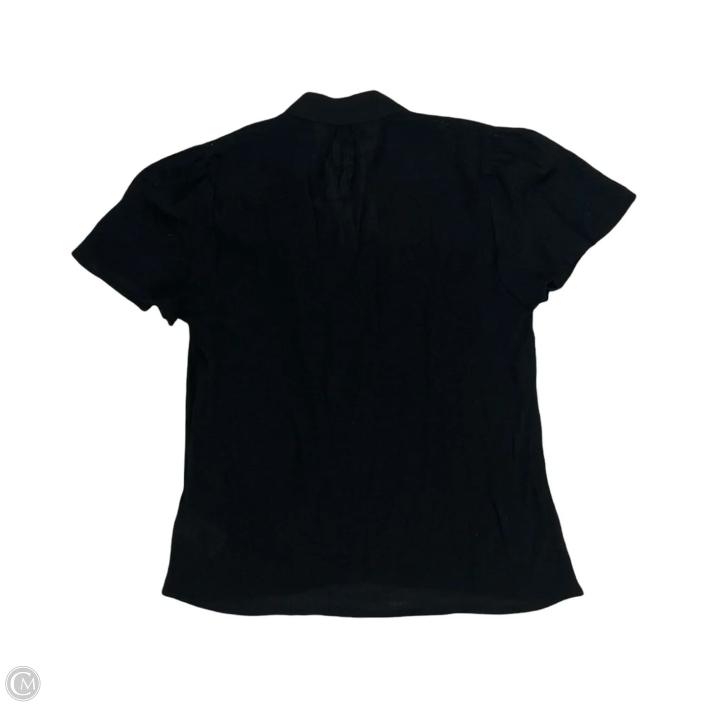 Blouse Short Sleeve By Nanette By Nanette Lepore In Black, Size: S