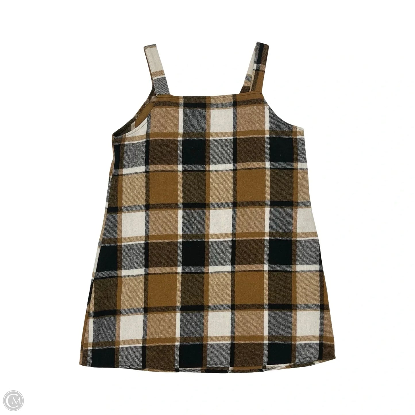Dress Casual Short By Shein In Black & Brown, Size: L