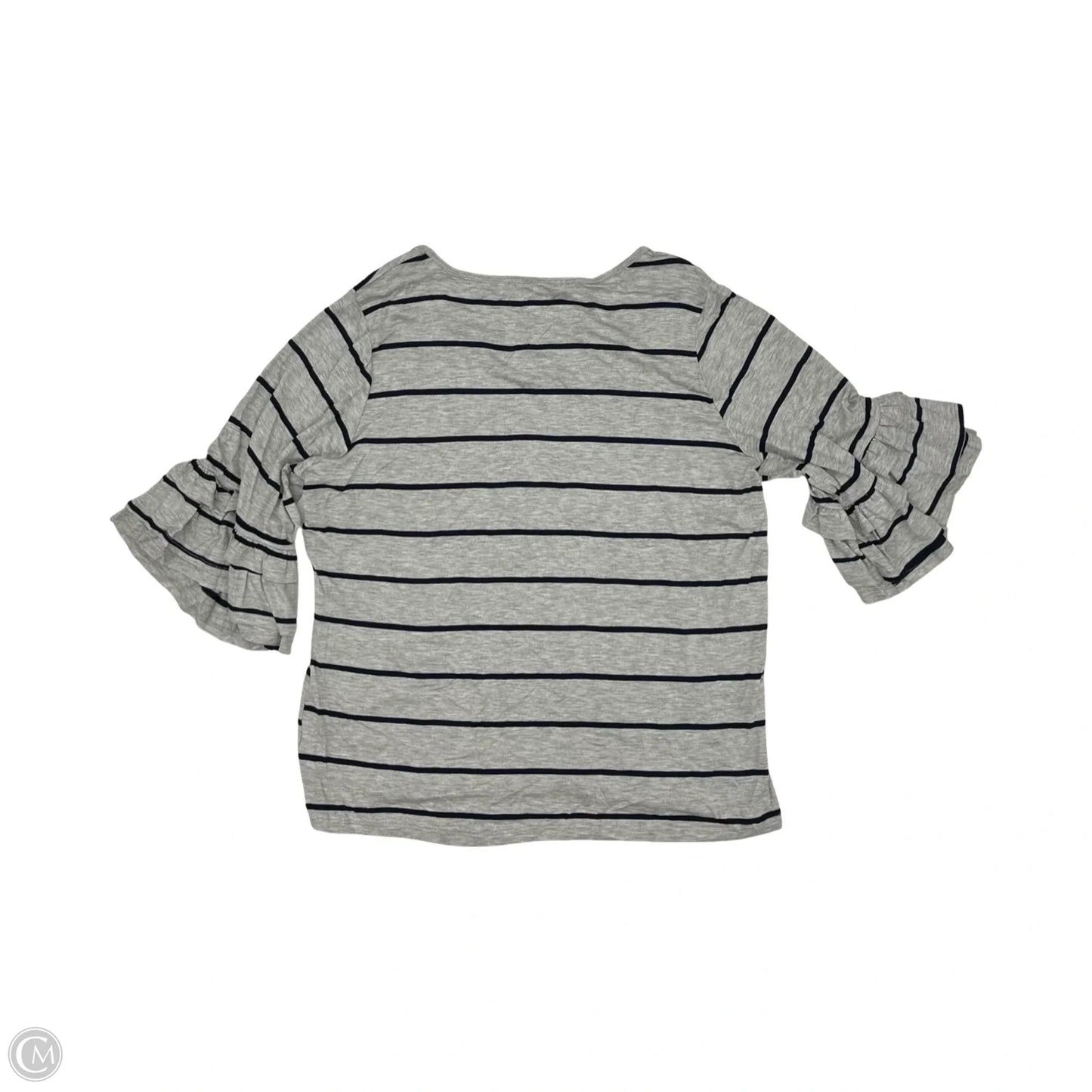 Top Short Sleeve By Clothes Mentor In Blue & Grey, Size: Xl