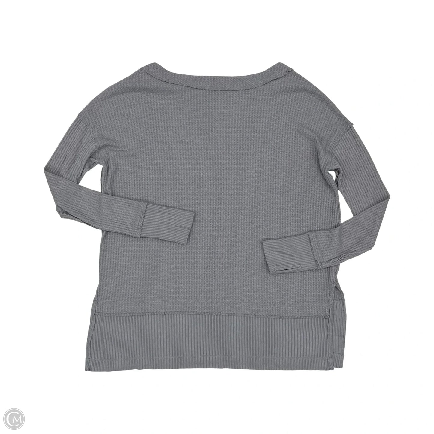 Tunic Long Sleeve By We The Free In Grey, Size: M