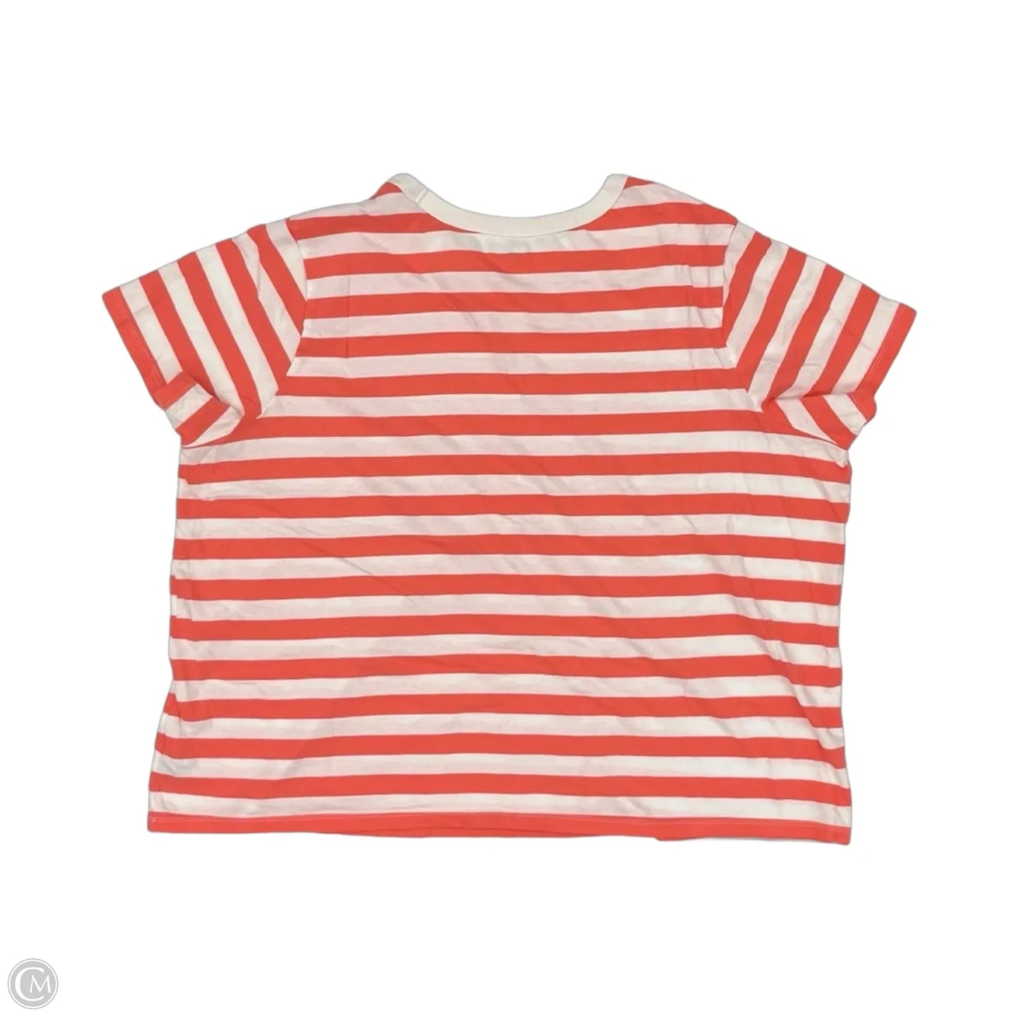 Top Short Sleeve By Old Navy In Striped Pattern, Size: Xxl